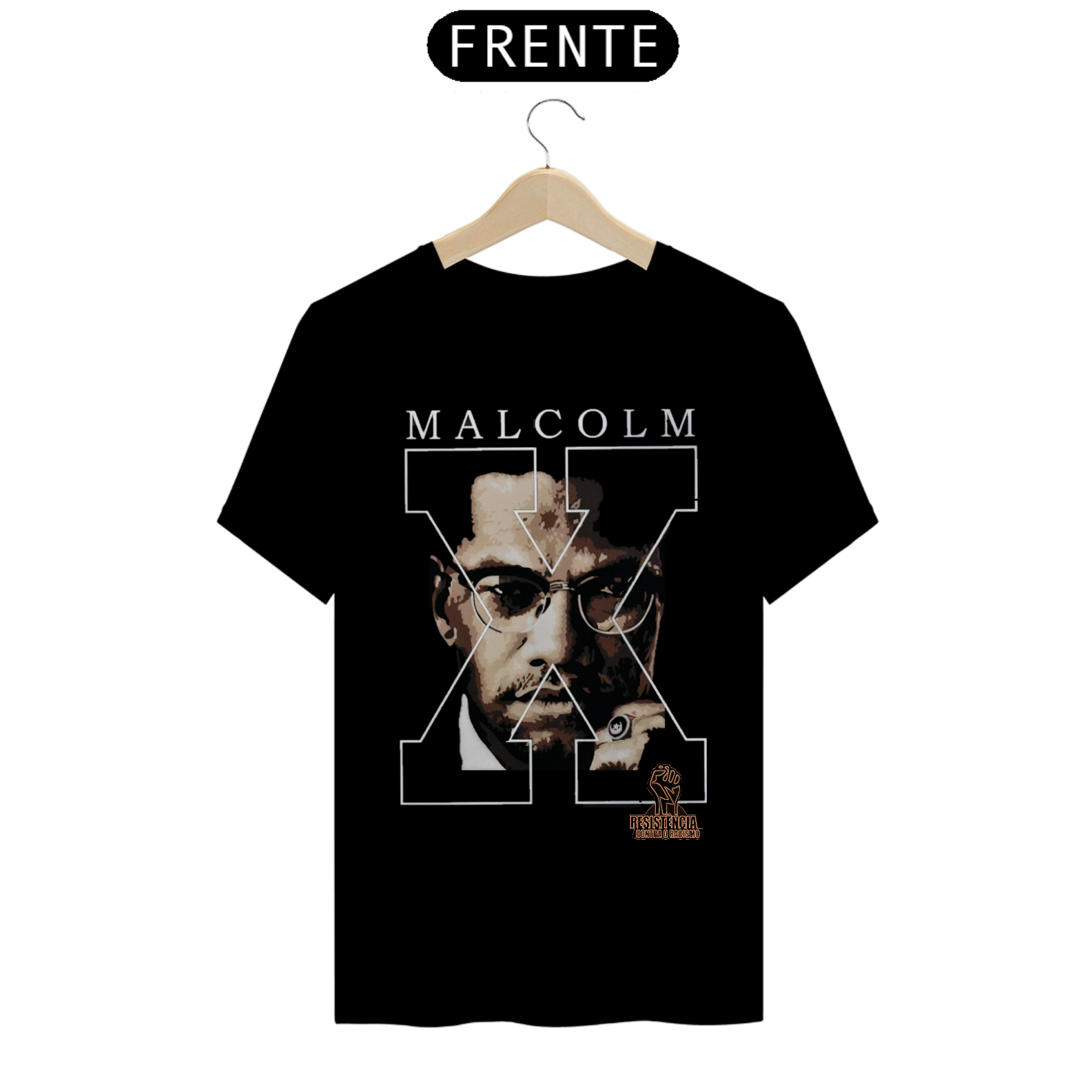 Camisa Malcolm X