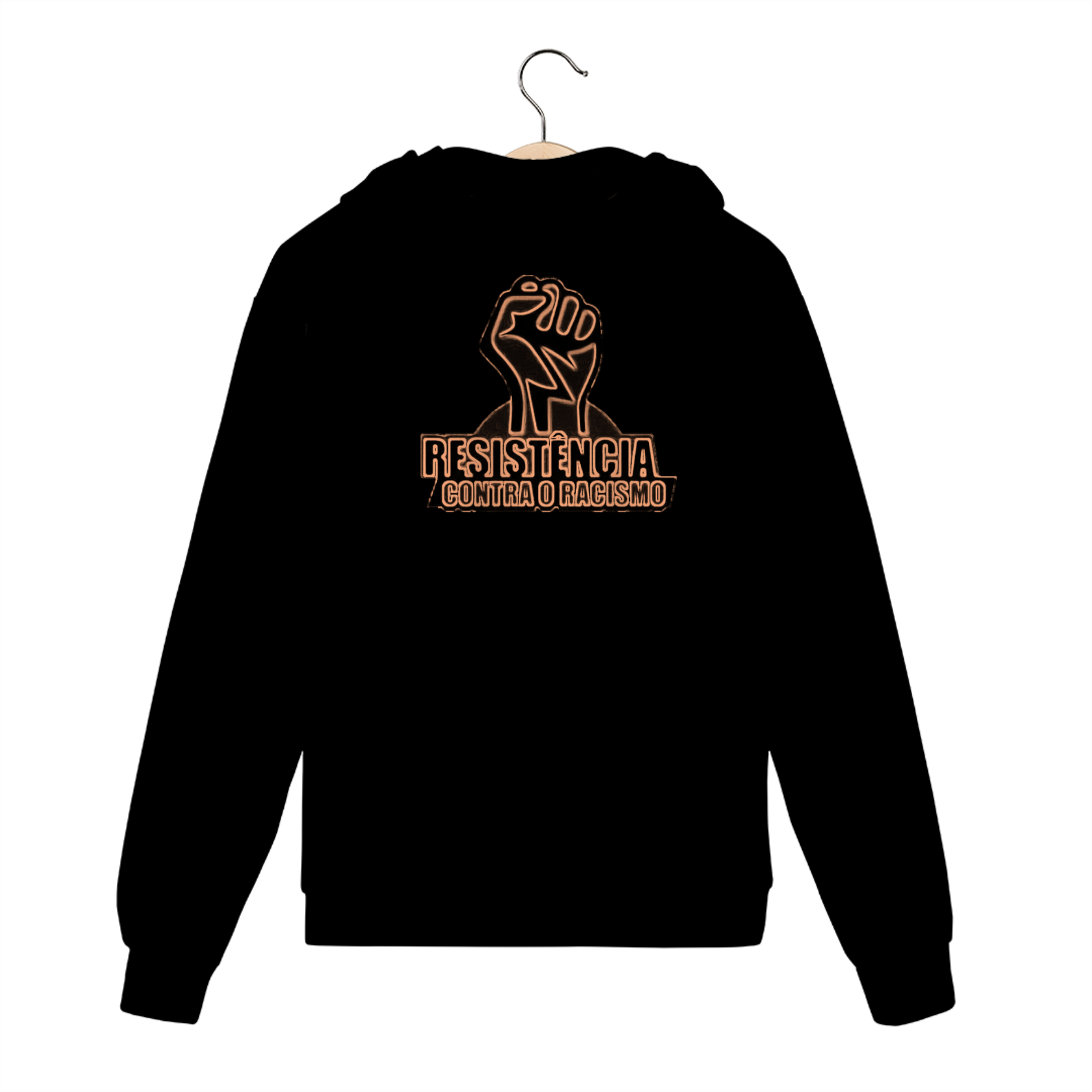 moletom com ziper resistência