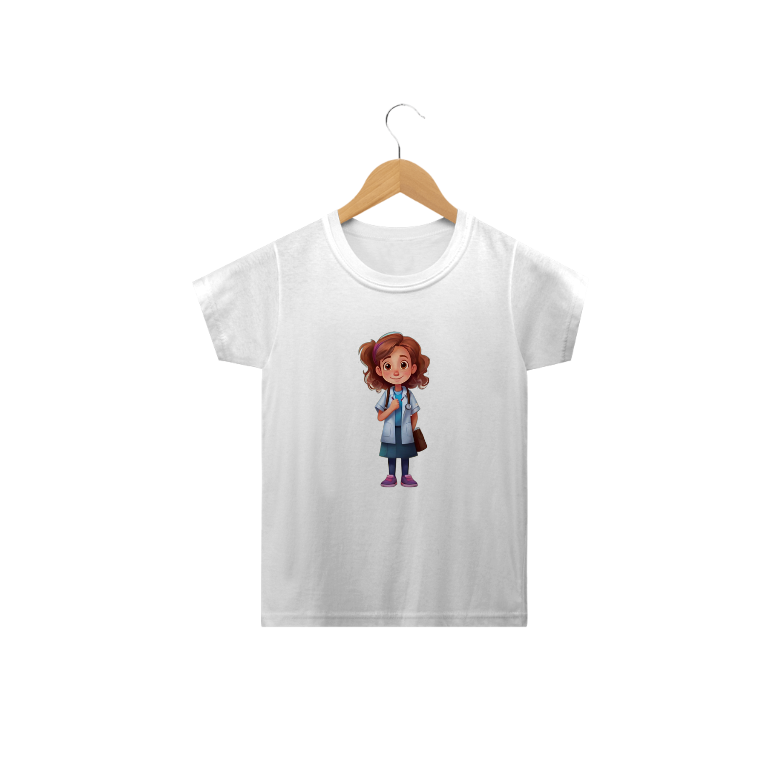 Nome do produto: Camiseta infantil A DOUTORA