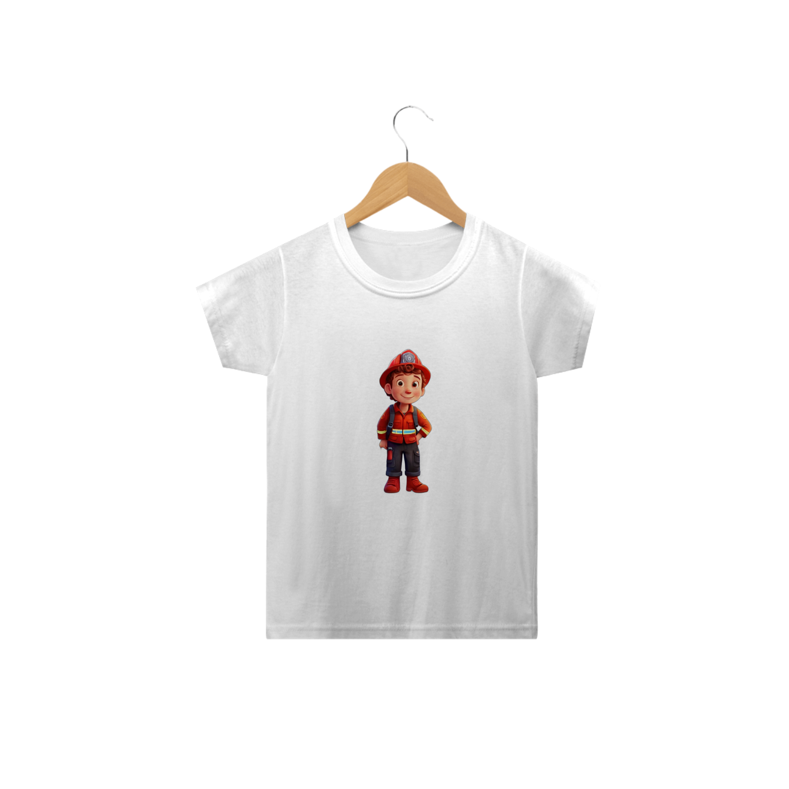 Nome do produto: Camiseta infantil O BOMBEIRO