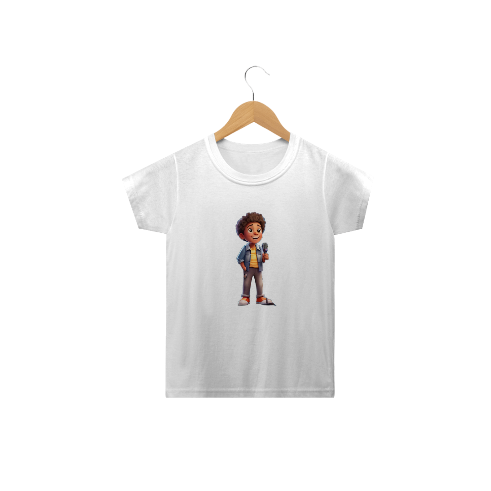 Nome do produto: Camiseta infantil O CANTOR