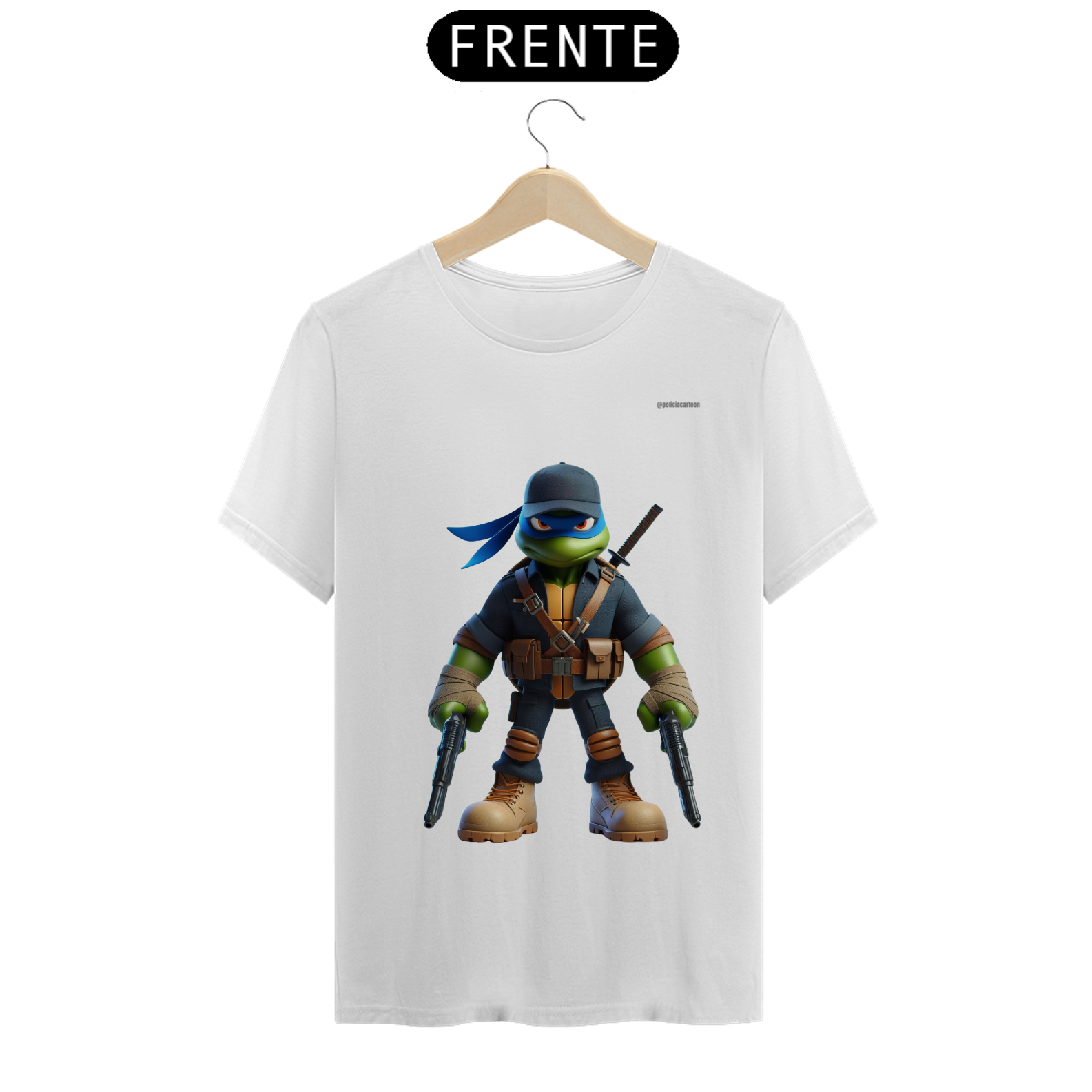Nome do produto: CAMISA ADULTO - TARTARUGA NINJA