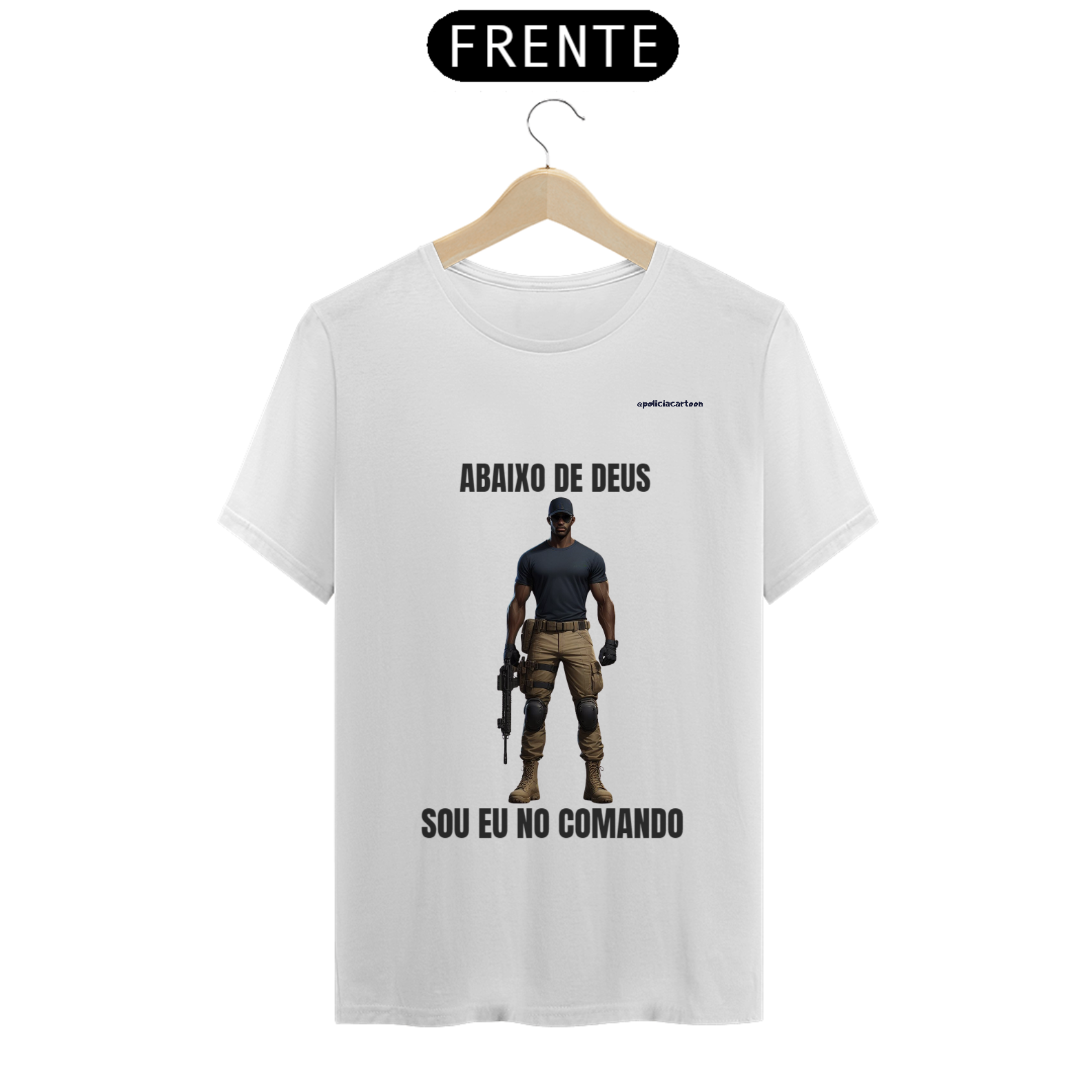 Nome do produto: CAMISA ADULTO - EU NO COMANDO