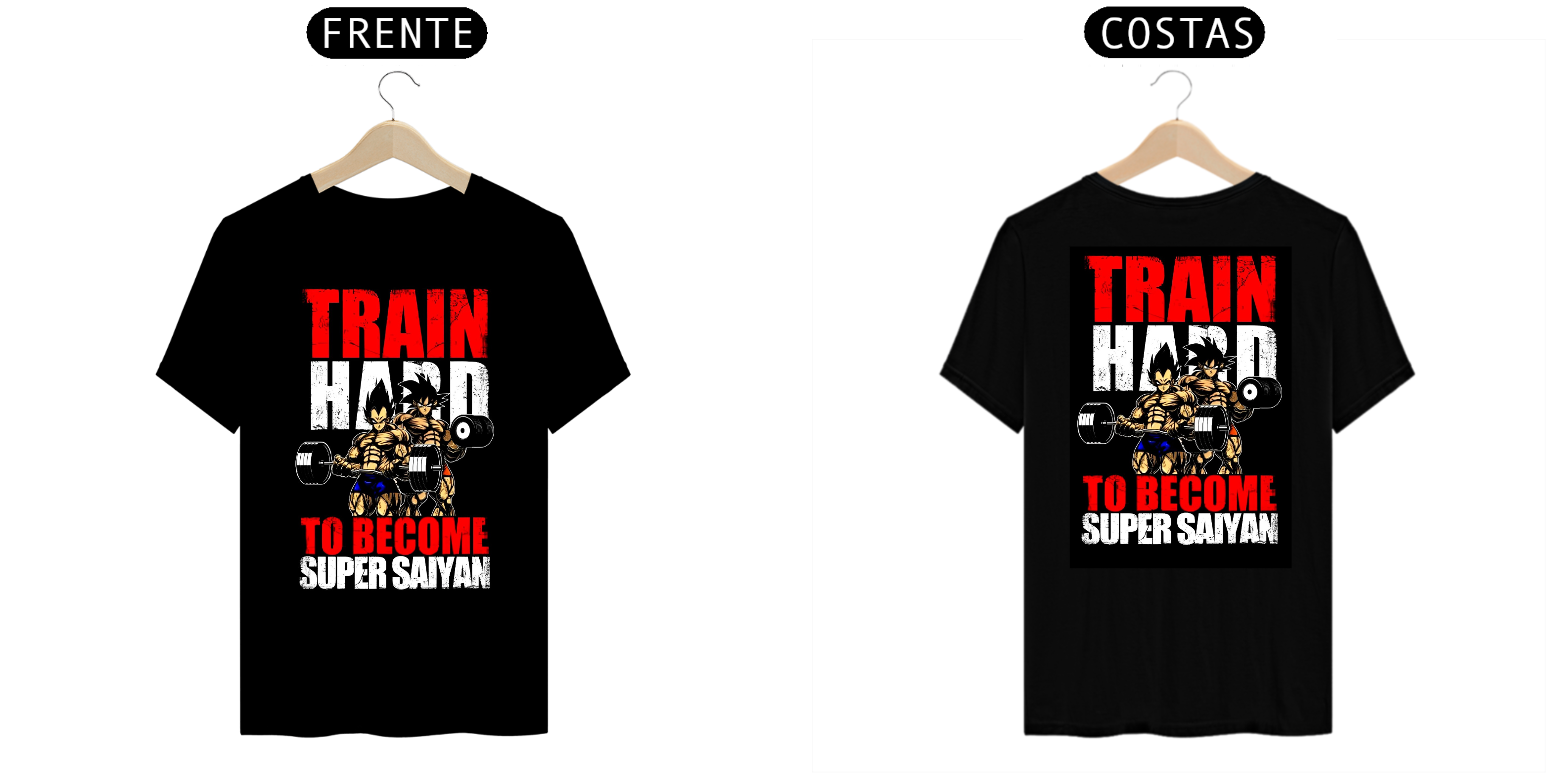 Nome do produto: Manto de academia (TRAIN HARD)