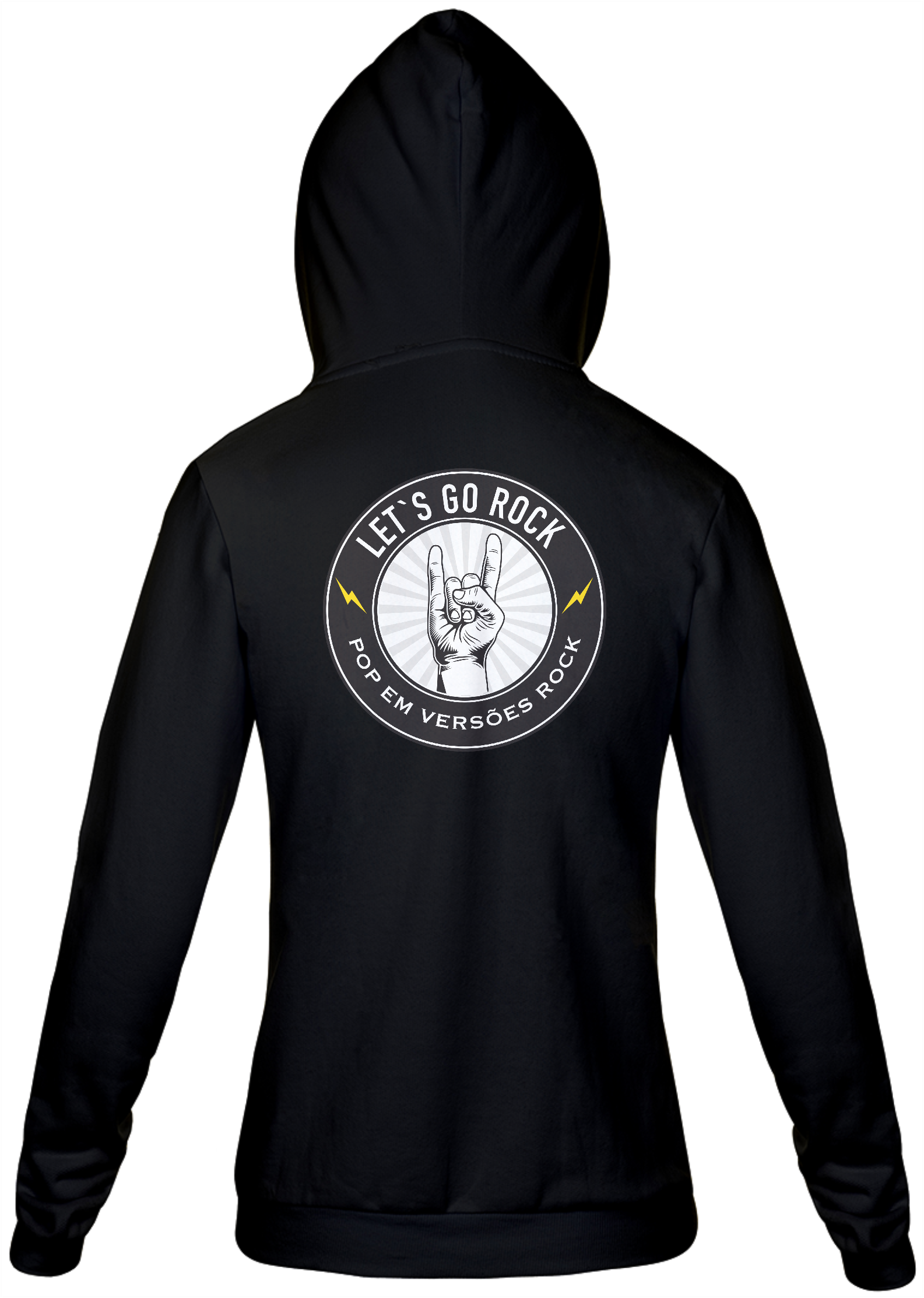 Nome do produto: MOLETOM LET\'S GO ROCK - LOGO