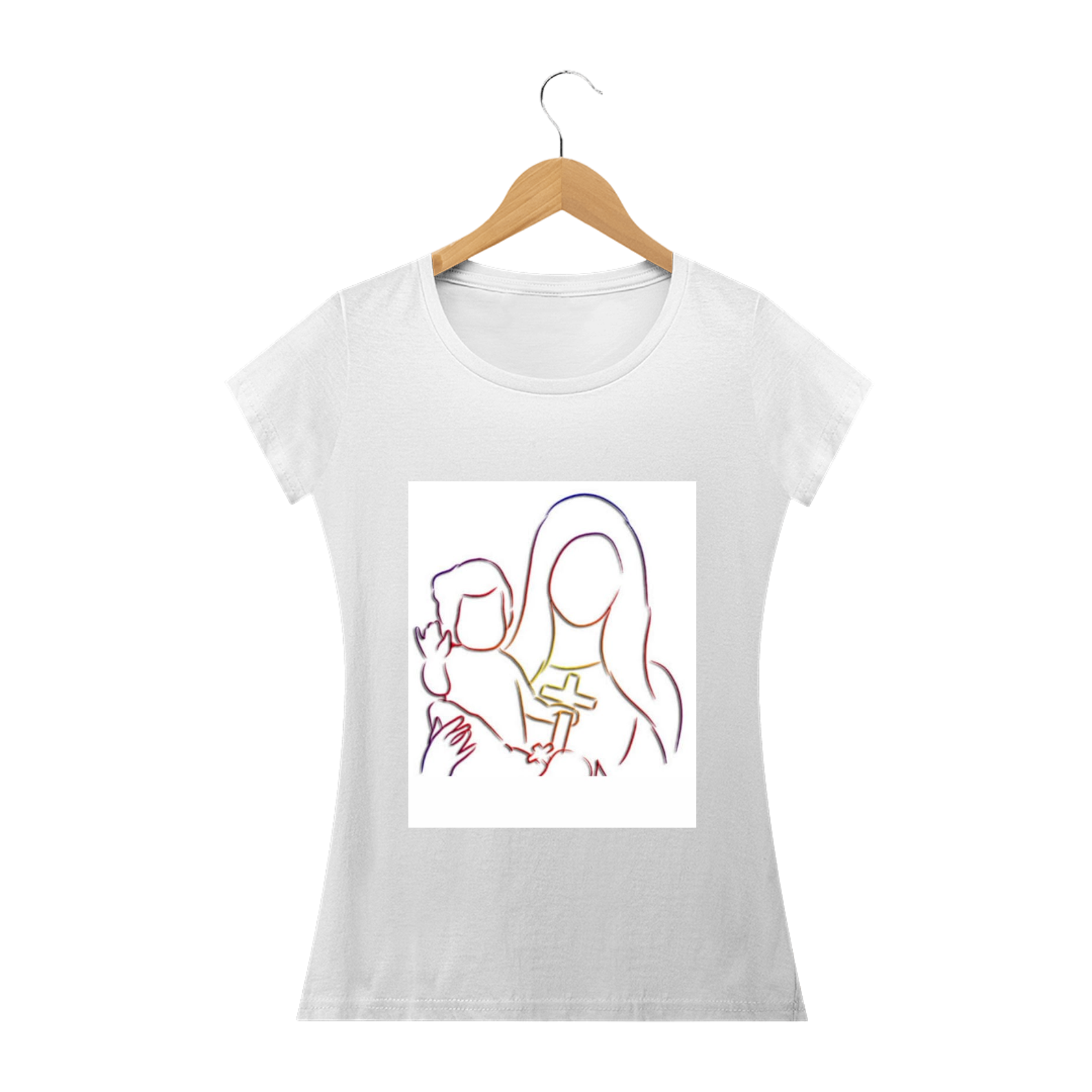 Nome do produto: Camiseta Colo de Mãe 