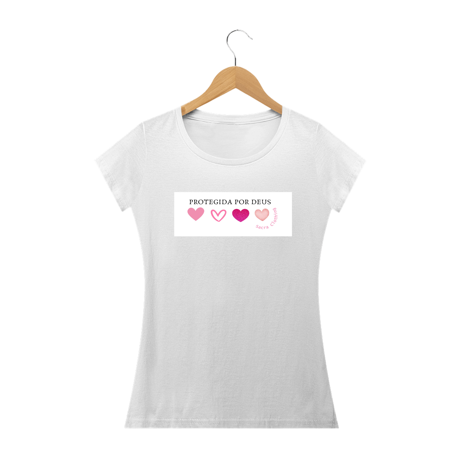 Nome do produto: Camiseta Protegida por Deus