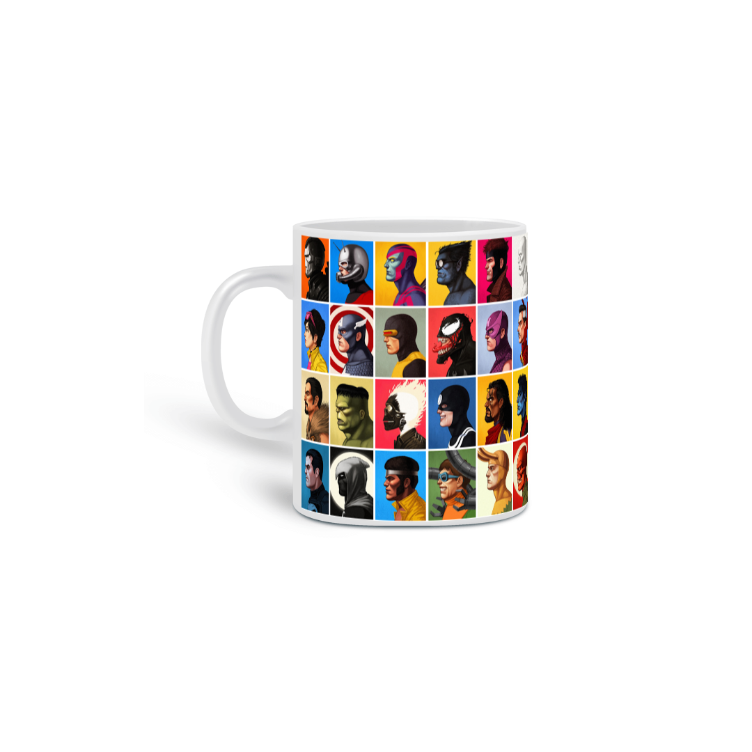 Nome do produto: Caneca Heróis 