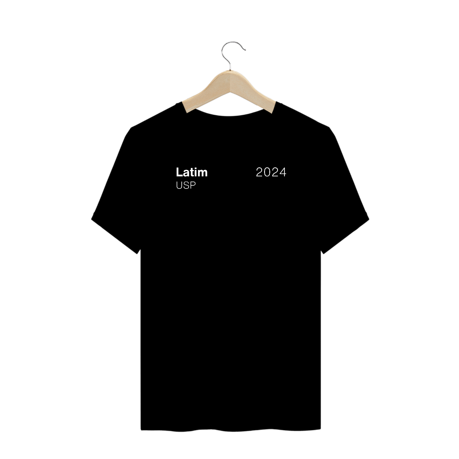 Nome do produto: Camiseta Letras USP Latim Modelo 1 Plus Size G1 ao G4