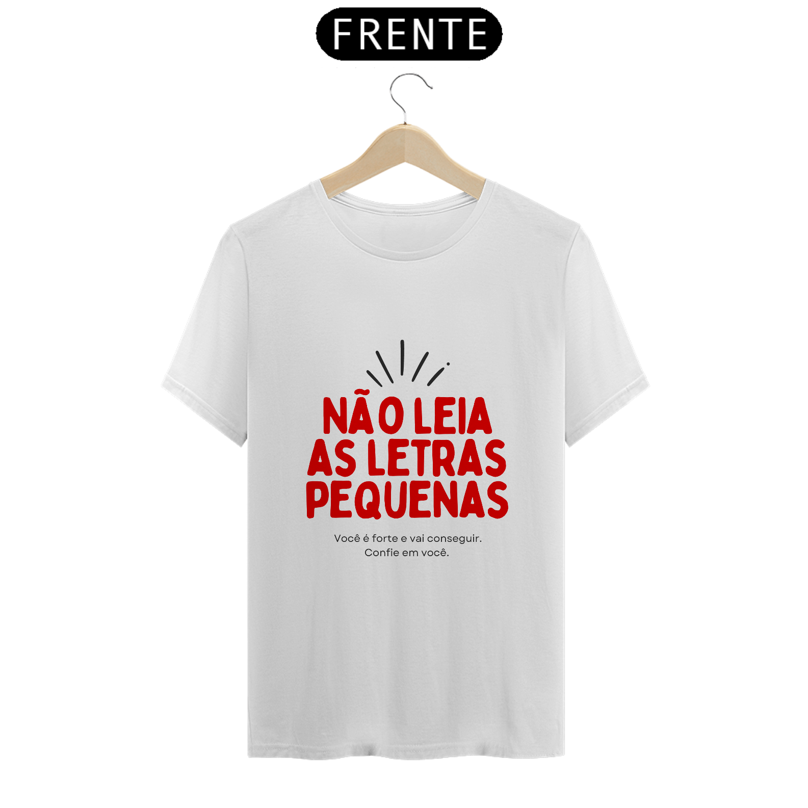 Nome do produto: Não leia as letras pequenas