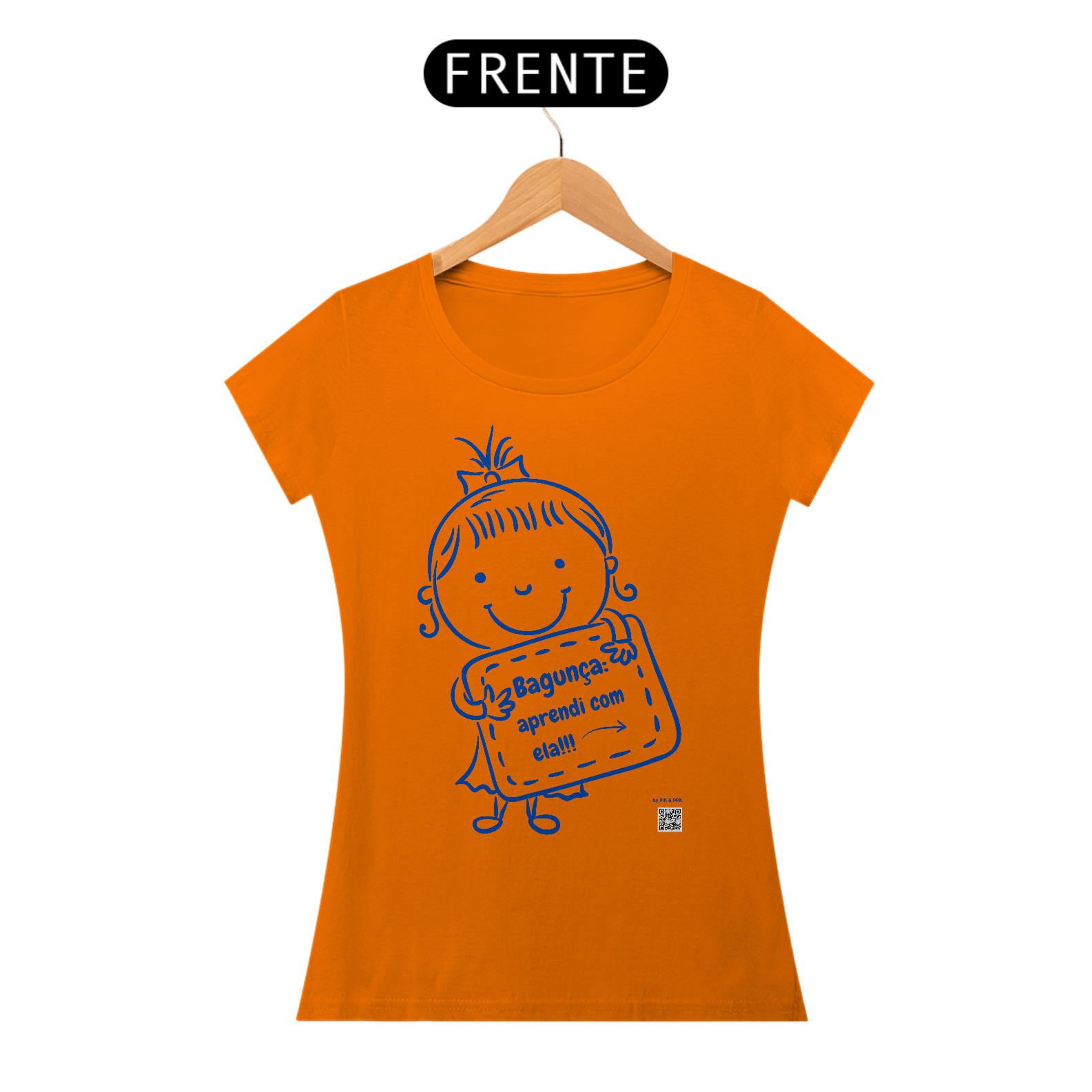 Nome do produto: BAGUNÇA APRENDI COM ELA (feminina)