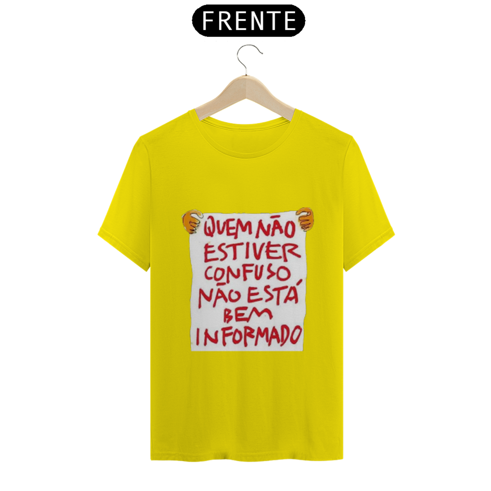 Nome do produto: Não Está Confuso? - T-Shirt