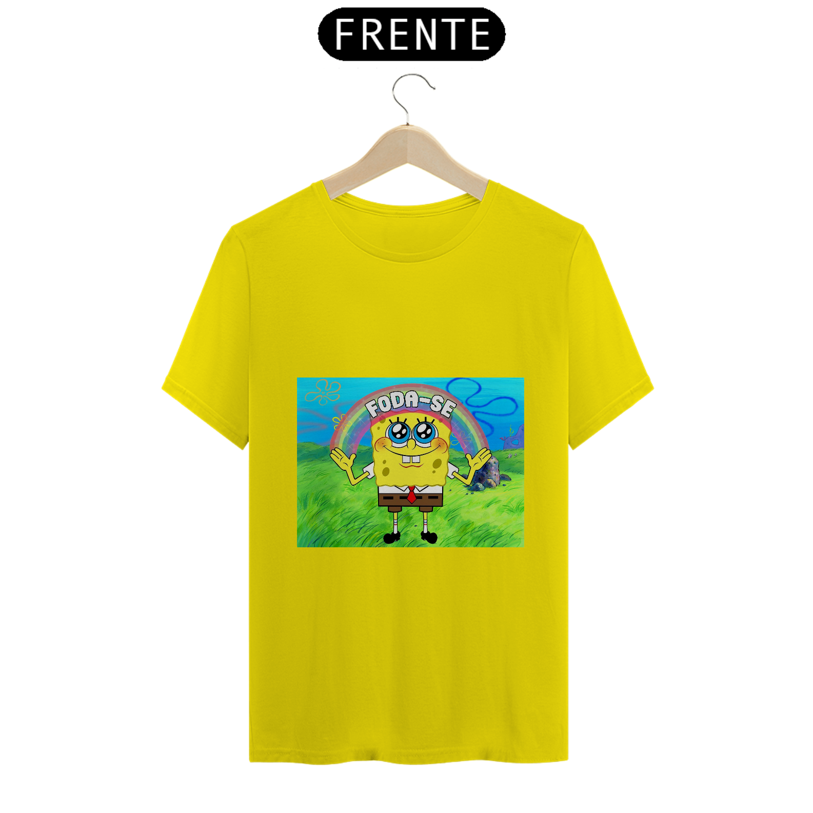 Nome do produto: Bob Espoja Foda-se - T-Shirt