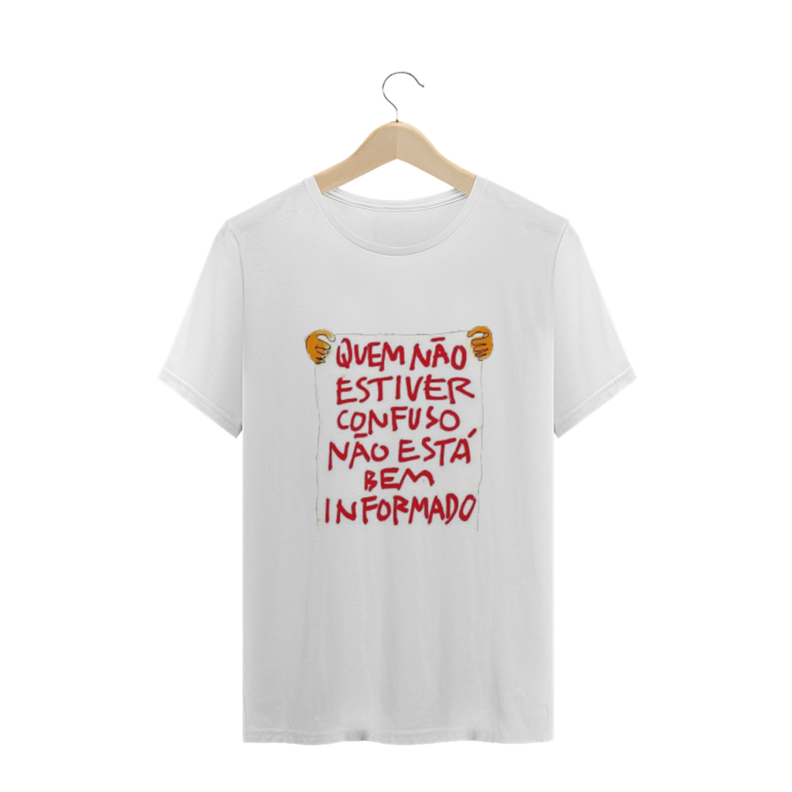 Nome do produto: Não Está Confuso? - T-Shirt Plus Size