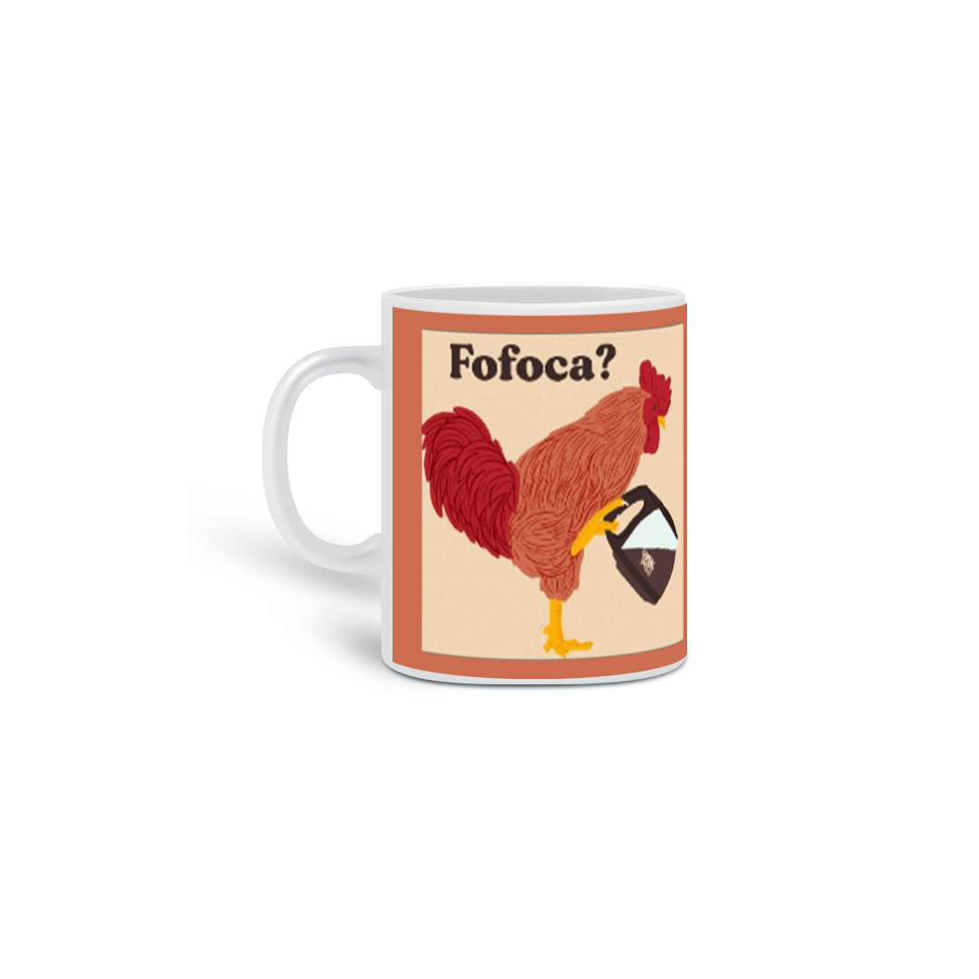 Nome do produto: Fofoca? Aceito - Caneca