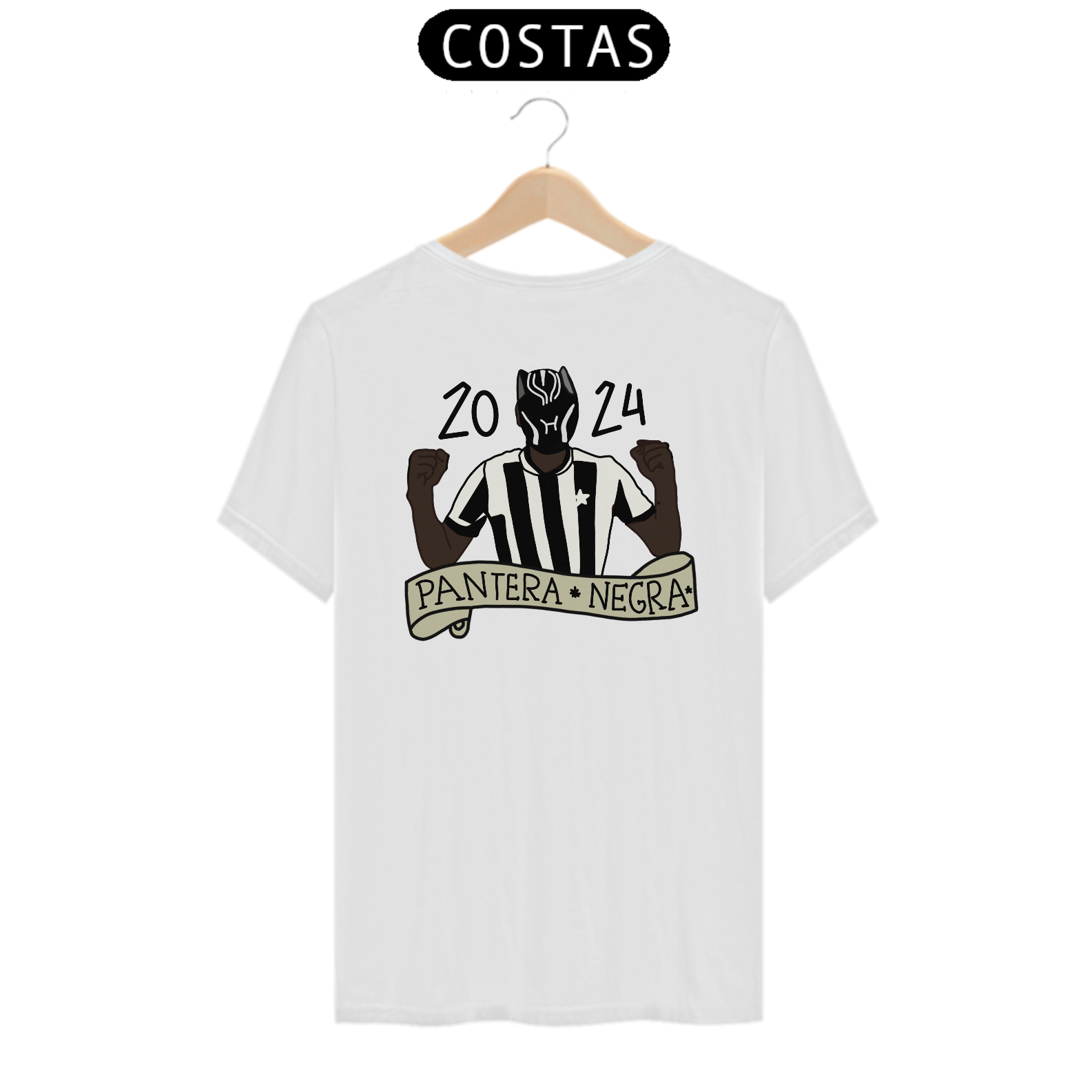 Nome do produto: CAMISETA PANTERA NEGRA