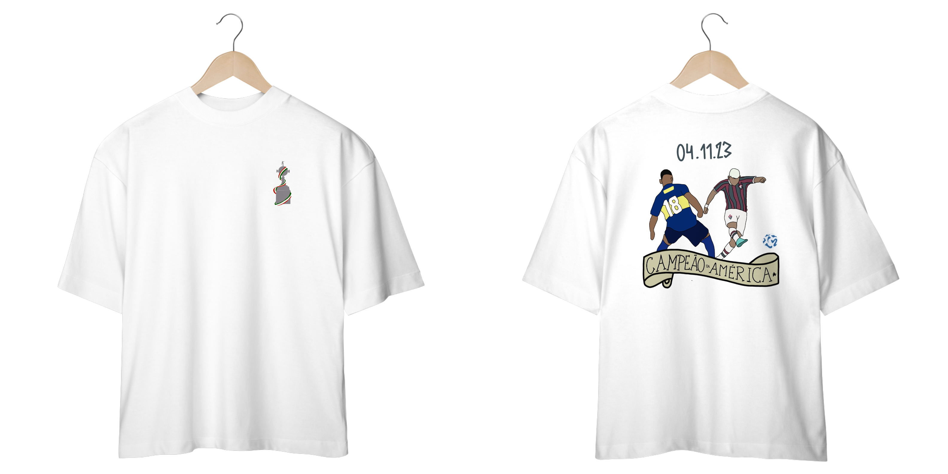 Nome do produto: CAMISETA OVERSIZED FLU23