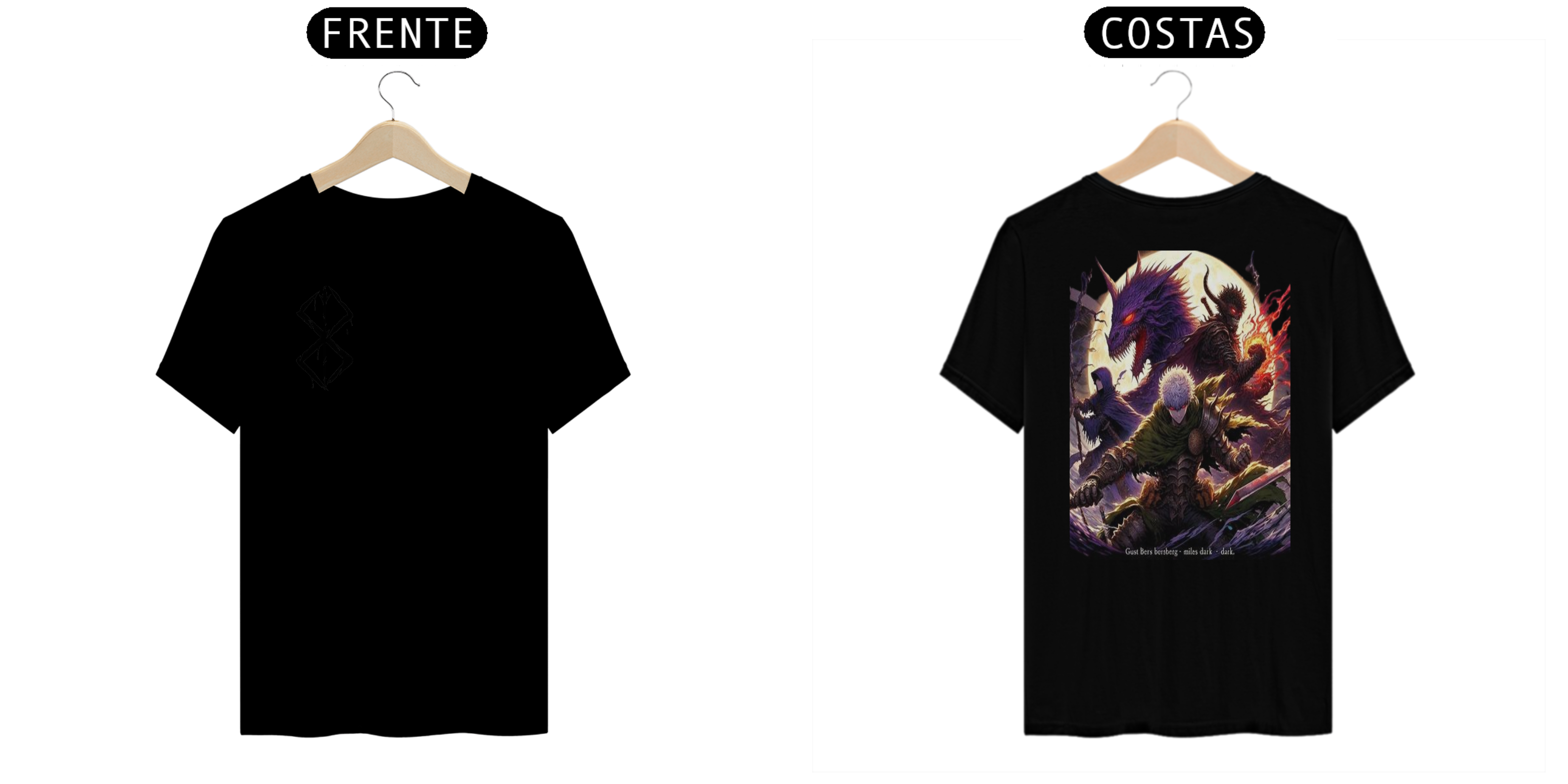 Nome do produto: Camiseta Berserk destroyer