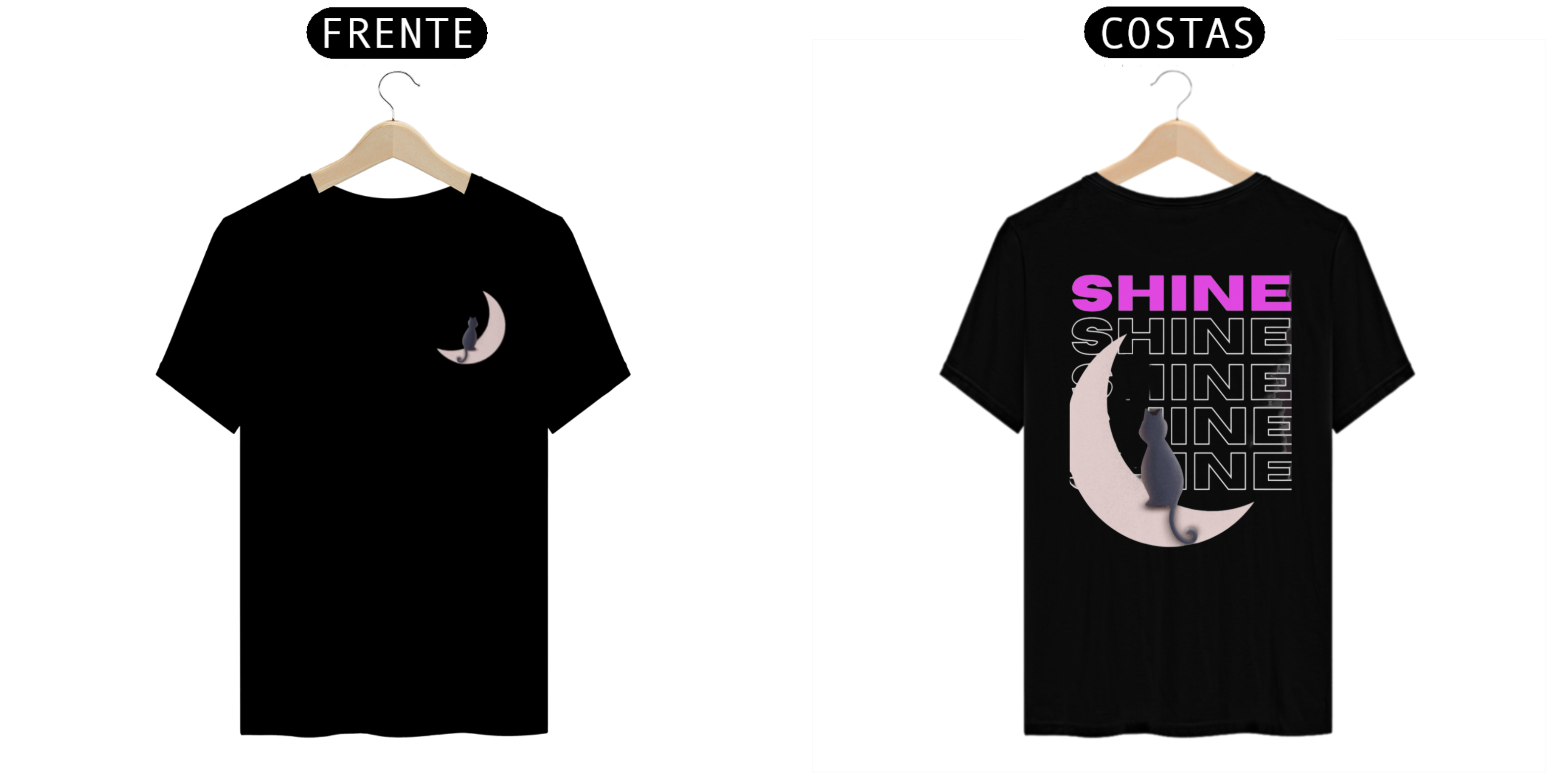 Nome do produto: Camiseta Shine o Gato