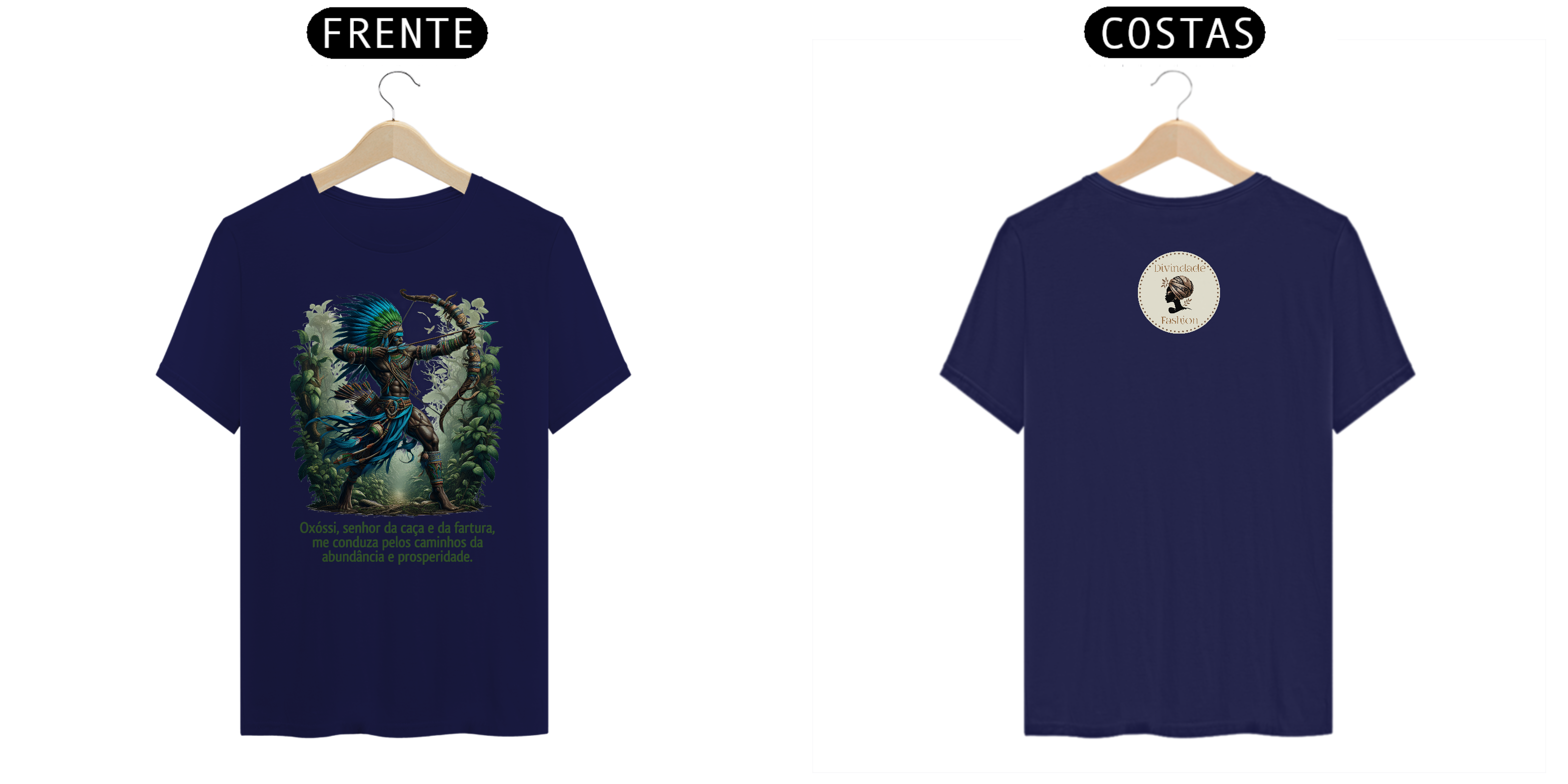 Nome do produto: Camiseta Unissex Oxóssi 