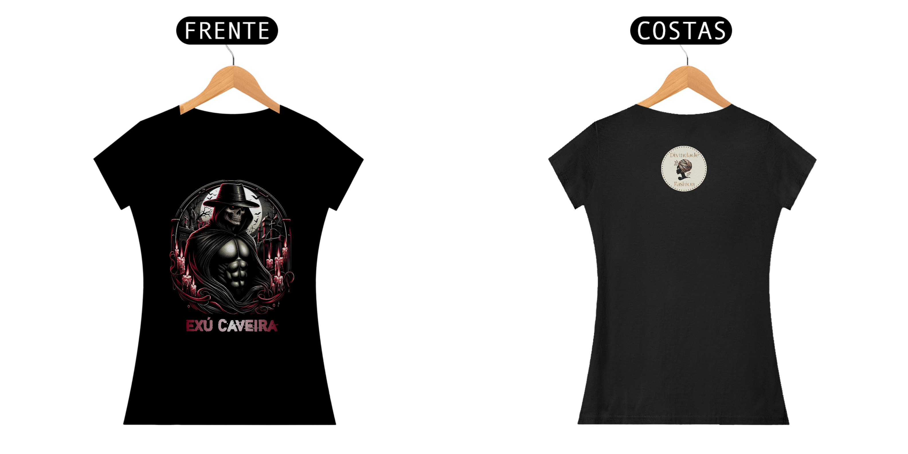 Nome do produto: Camiseta Exú Caveira