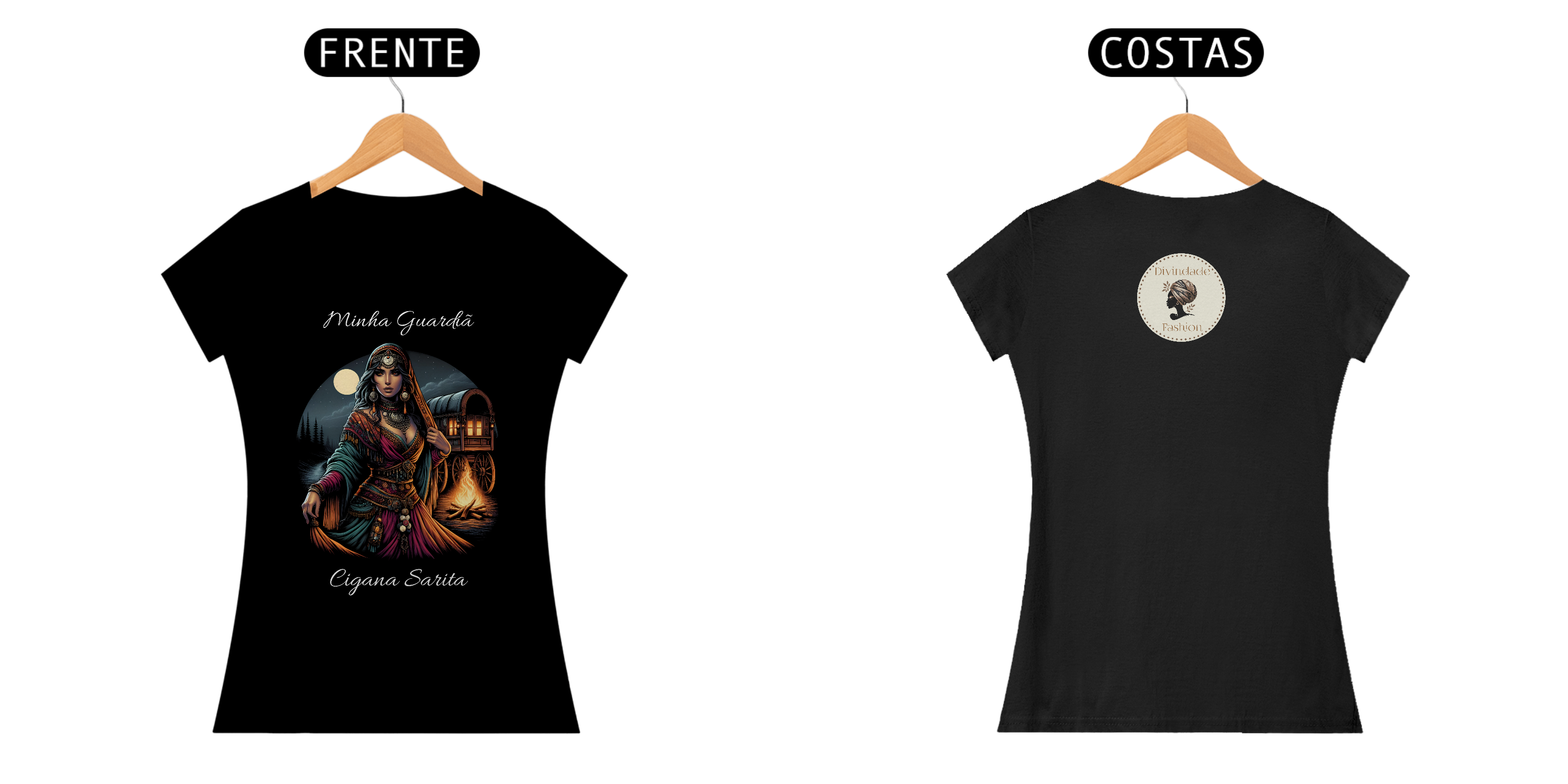 Nome do produto: Camiseta Cigana Sarita