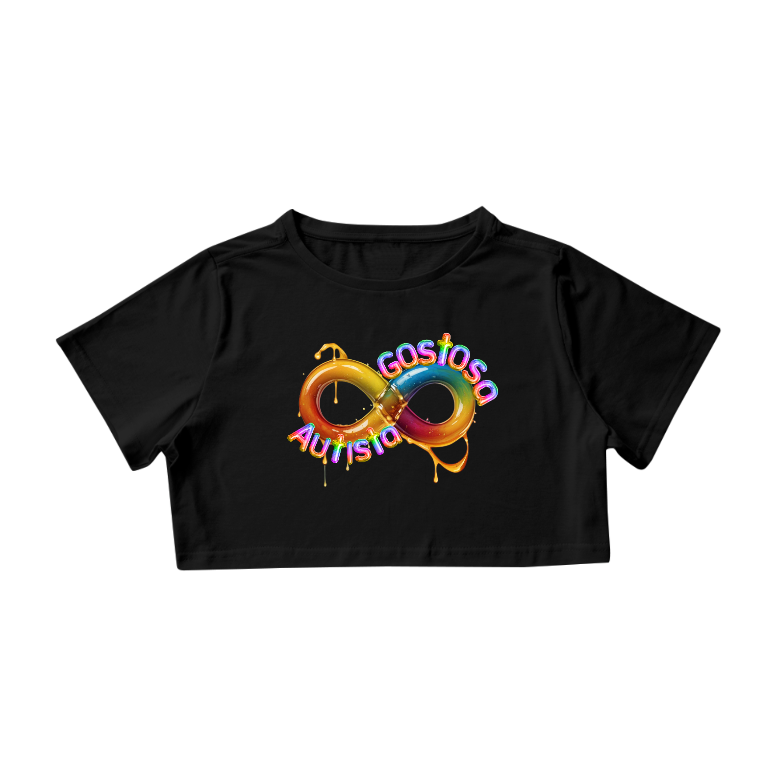 Nome do produto: Gostosa autista - cropped