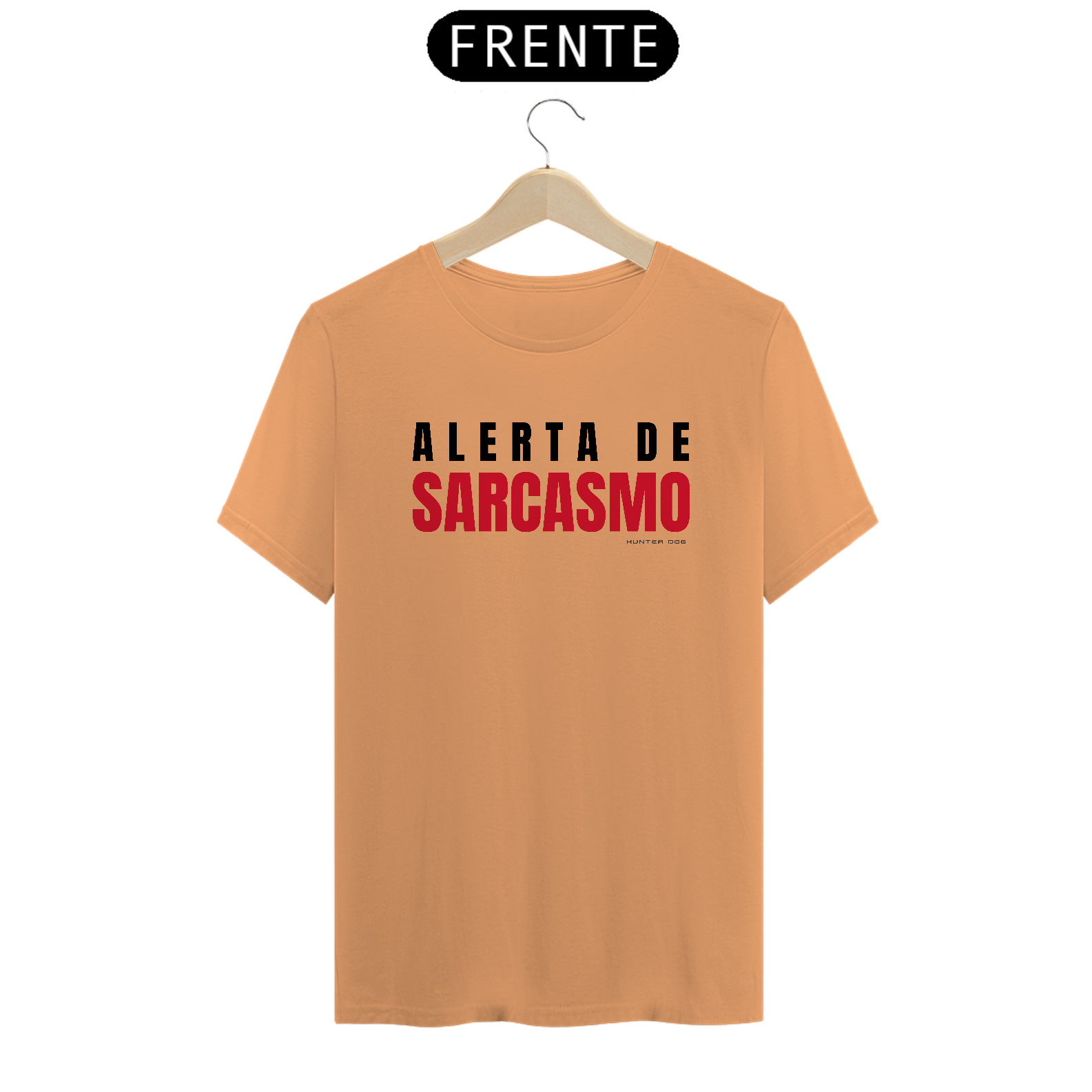 Nome do produto: CAMISETA ESTONADA ALERTA DE SARCASMO HD