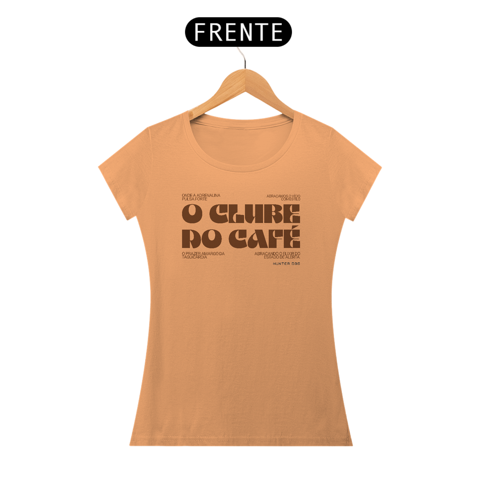 Nome do produto: CAMISETA ESTONADA FEMININA O CLUBE DO CAFÉ HD