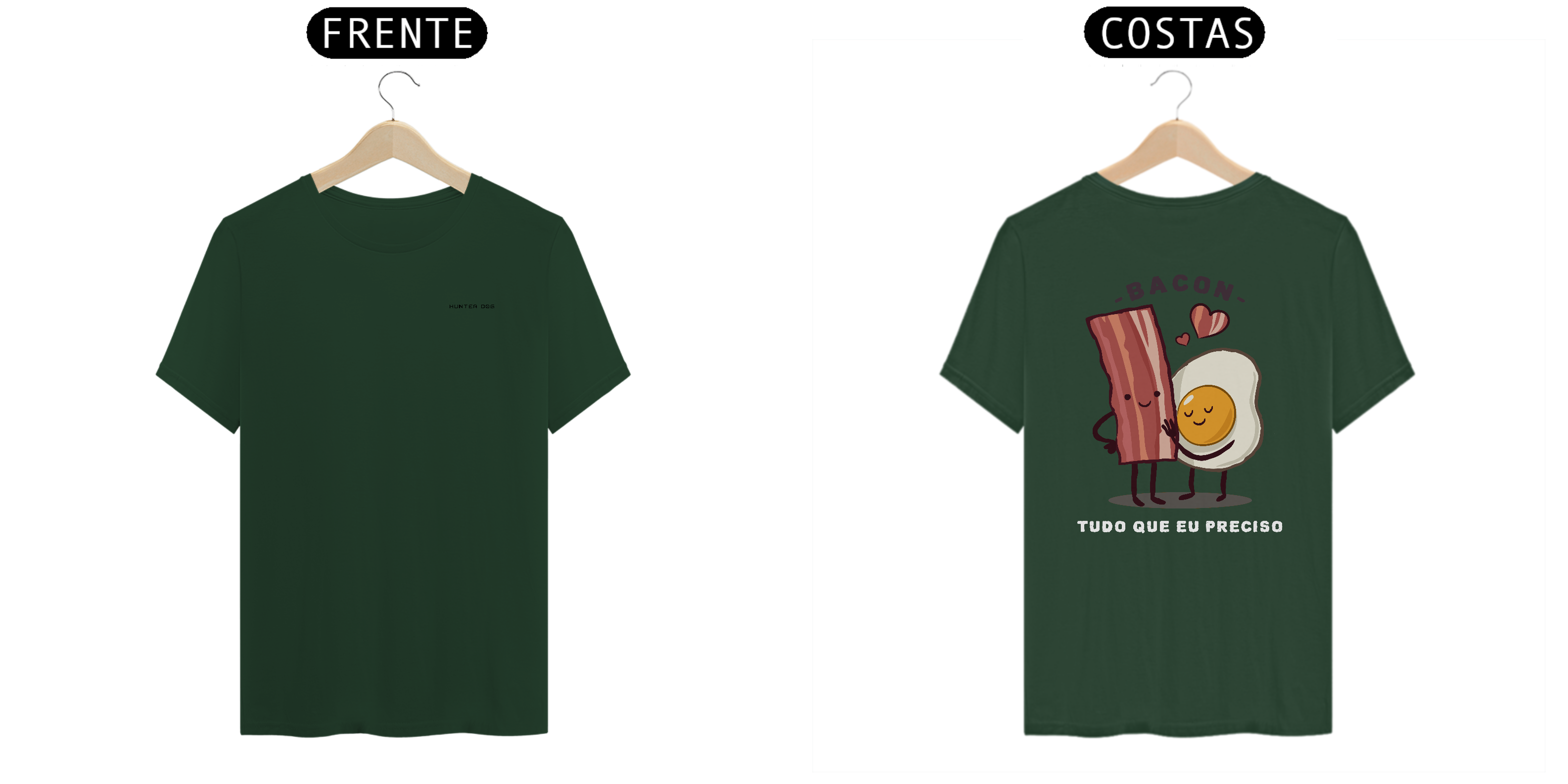 Nome do produto: CAMISETA PIMA BACON É TUDO QUE EU PRECISO