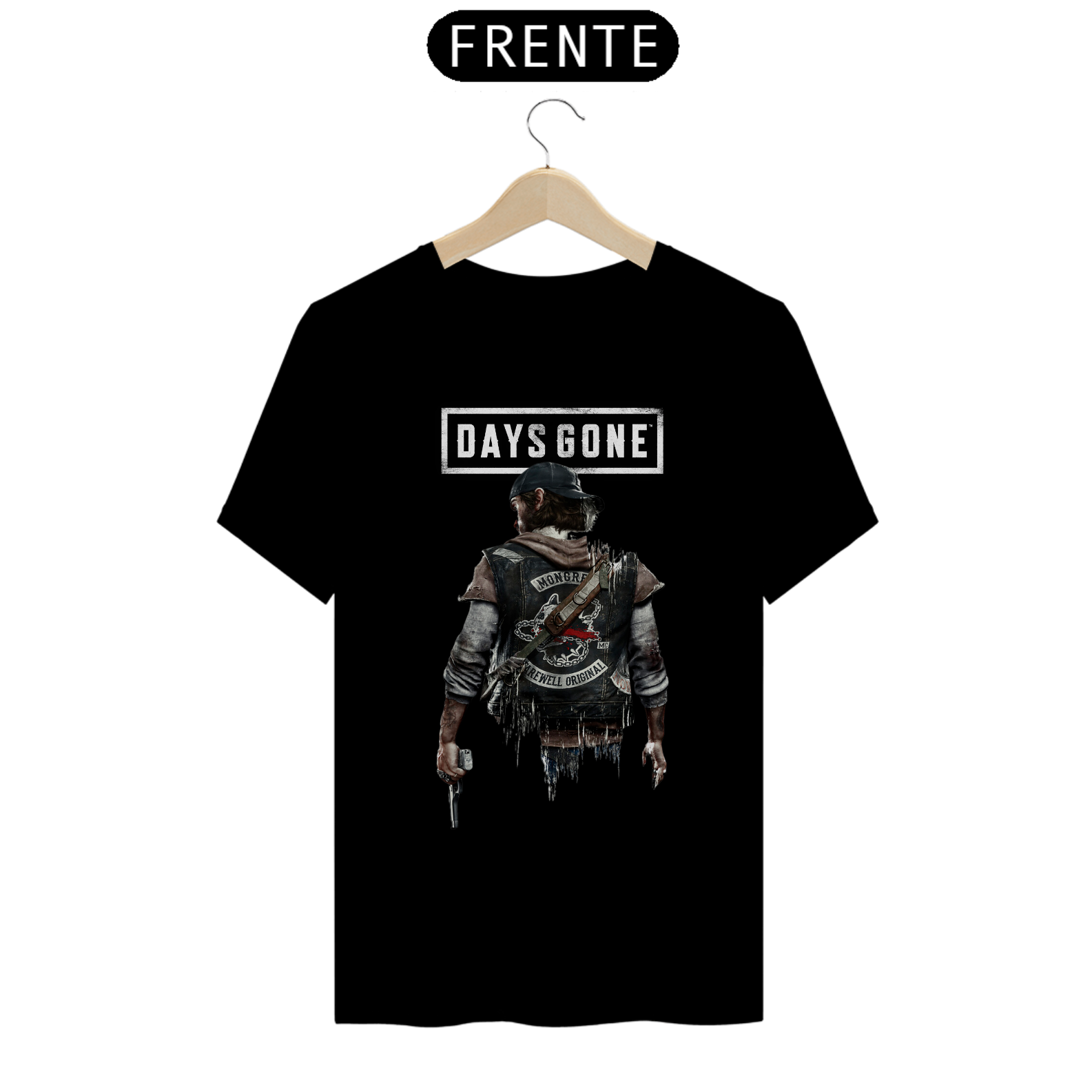 Nome do produto: CAMISA DAYS GONE PRETA