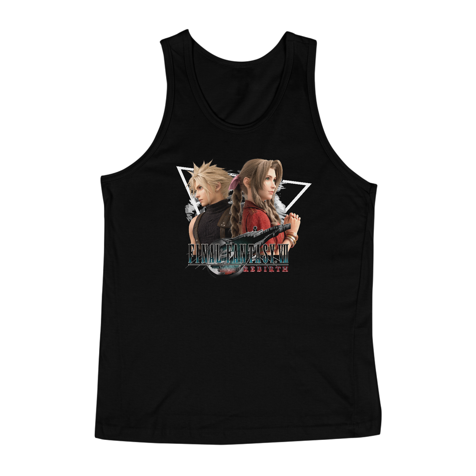 Nome do produto: CAMISA REGATA FINAL FANTASY 7 REBIRTH
