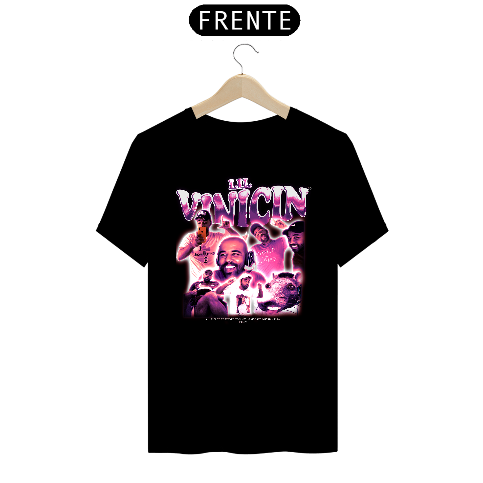 Nome do produto: LIL VINICIN VINTAGE T-SHIRT