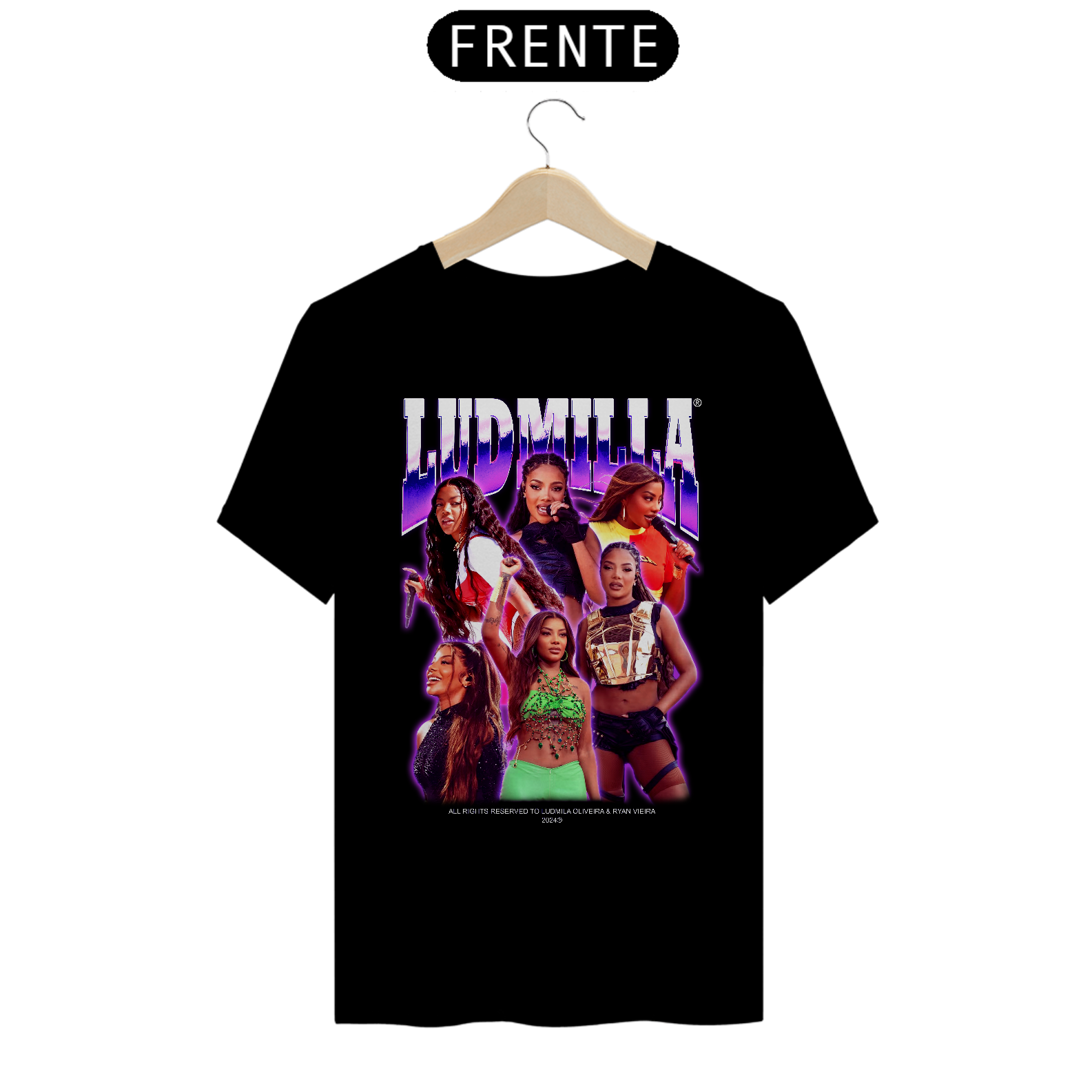 Nome do produto: LUDMILLA VINTAGE T-SHIRT