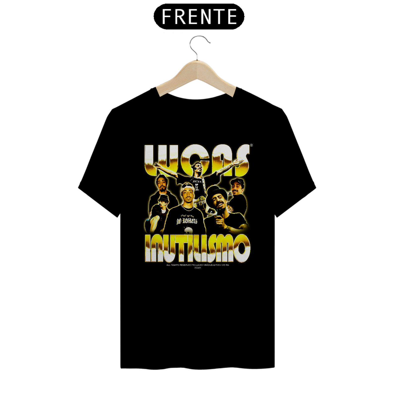 Nome do produto: LUCAS INUTILISMO VINTAGE T-SHIRT
