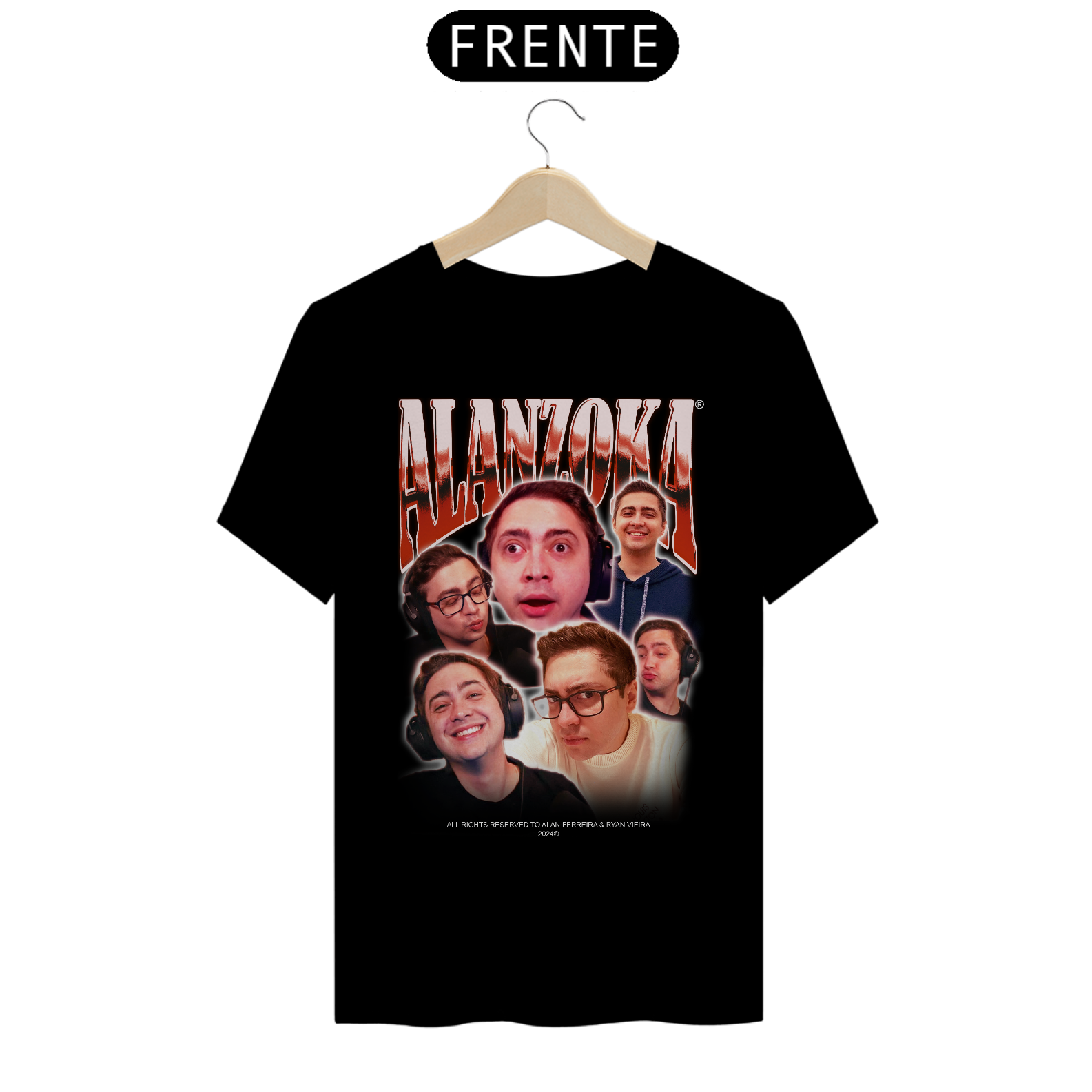 Nome do produto: ALANZOKA VINTAGE T-SHIRT