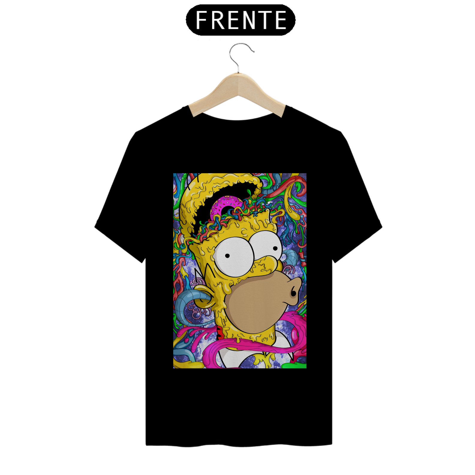 Nome do produto: Camiseta T-Shirt Homer Simpson 