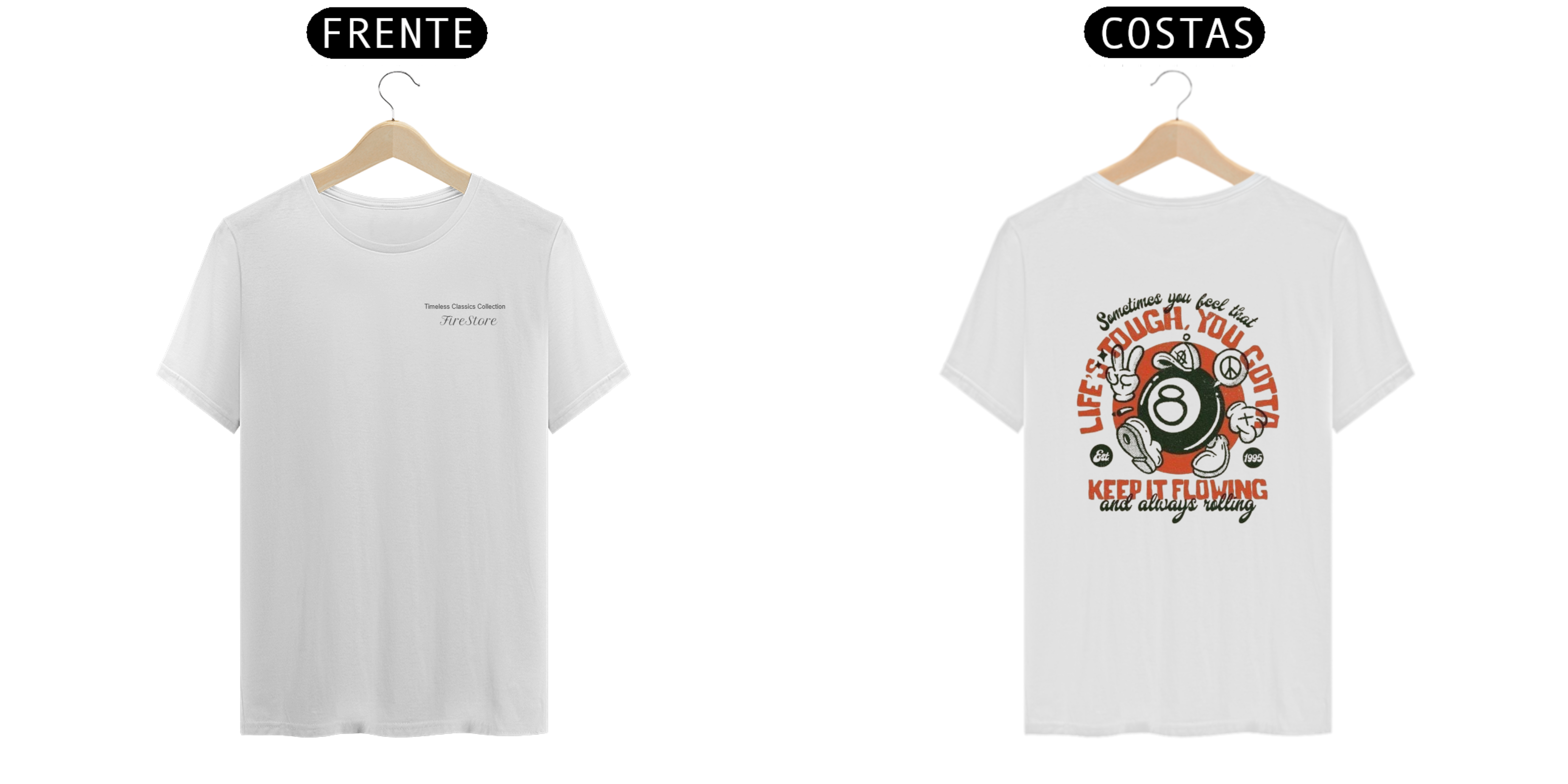 Nome do produto: Camiseta Coleção Timeless Classics Collection - FireStore