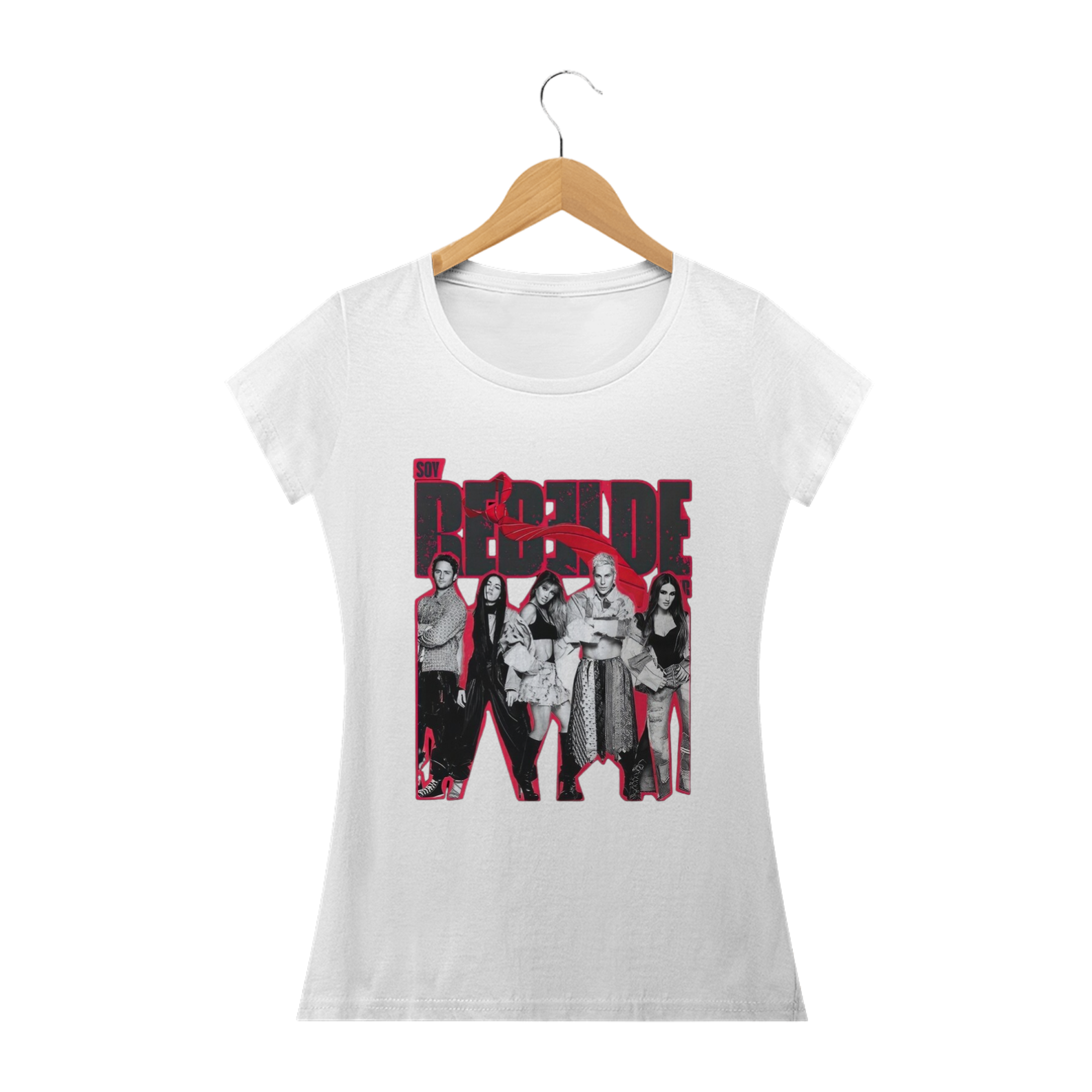 Nome do produto: Blusa Babylook Y Soy Rebelde RBD