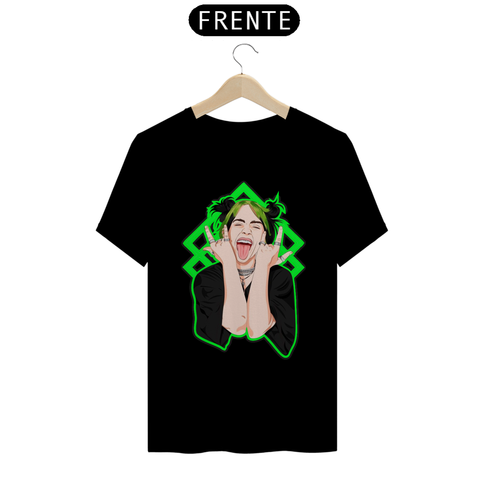 Camiseta Oversized Billie Eilish