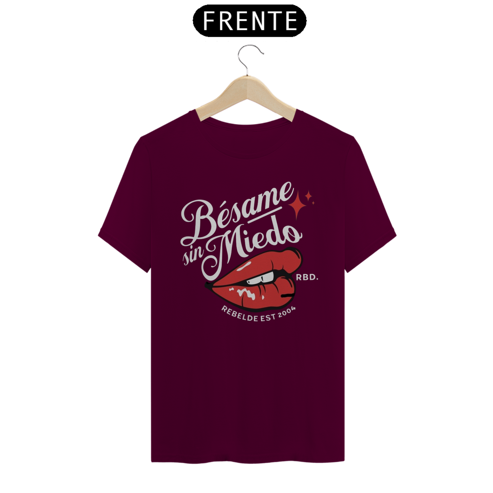 Camiseta Bésame Sin Miedo Rebelde RBD