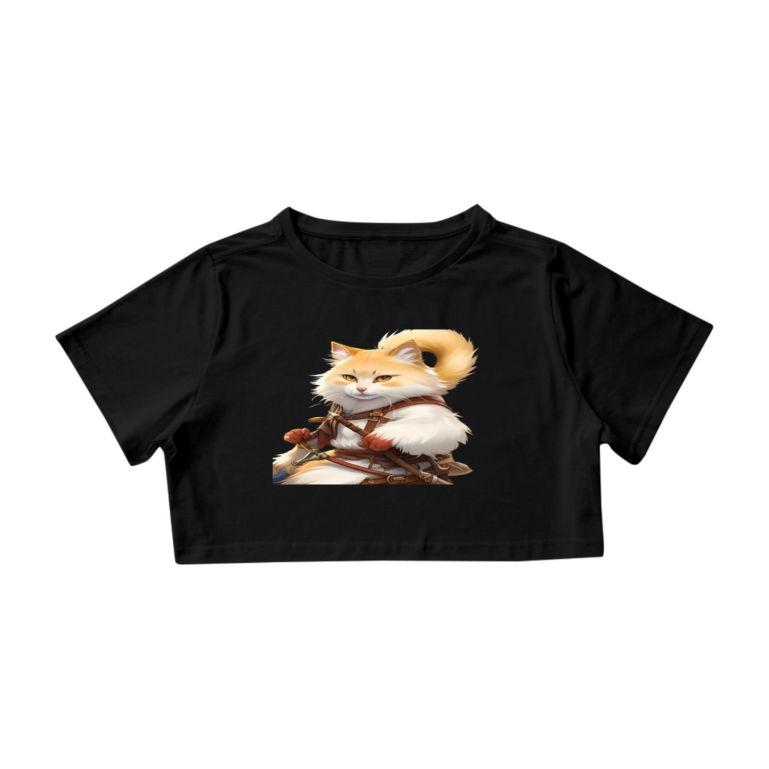 Nome do produto: Croopped Gata Guerreira