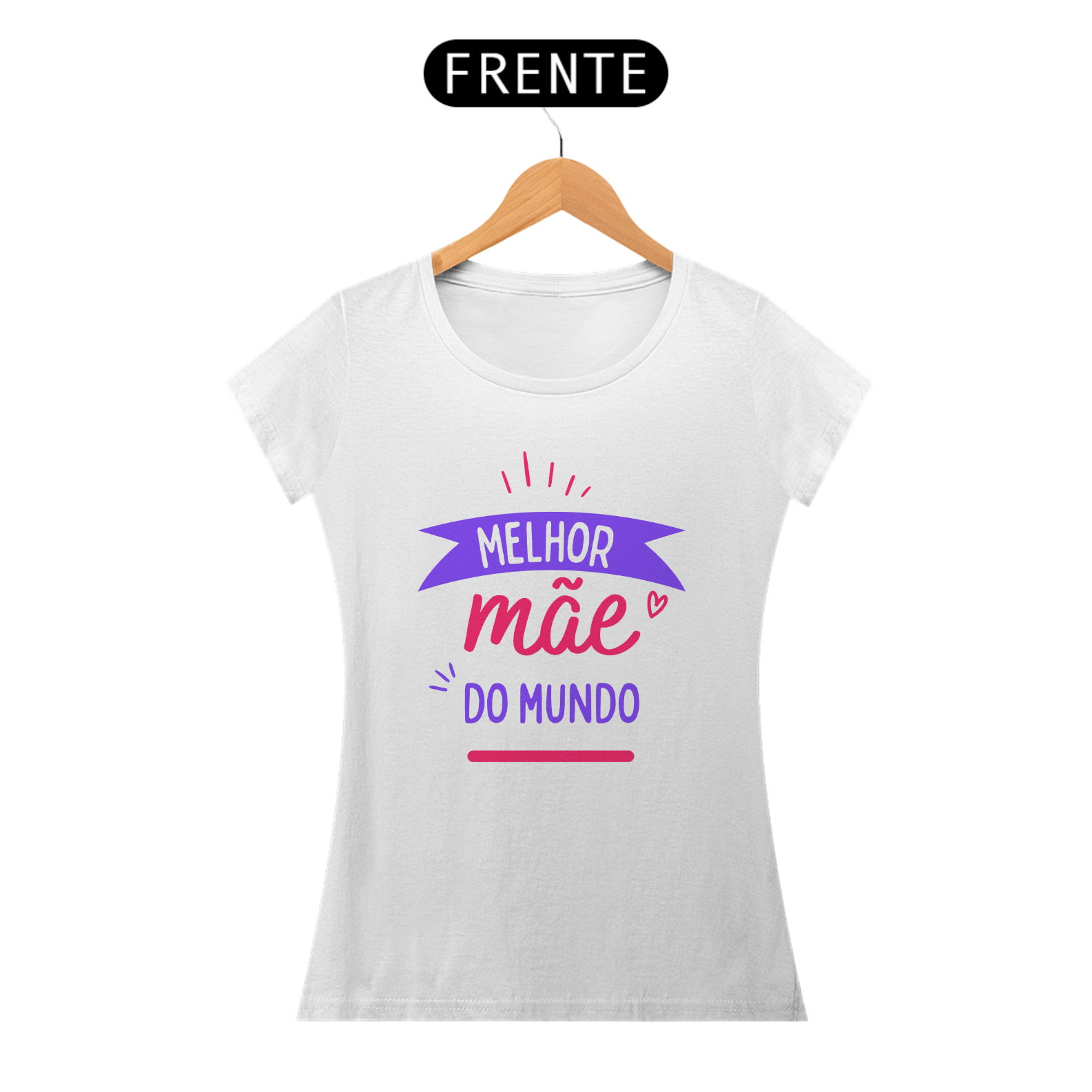 Nome do produto: Camiseta dia das mães - Melhor mãe do mundo