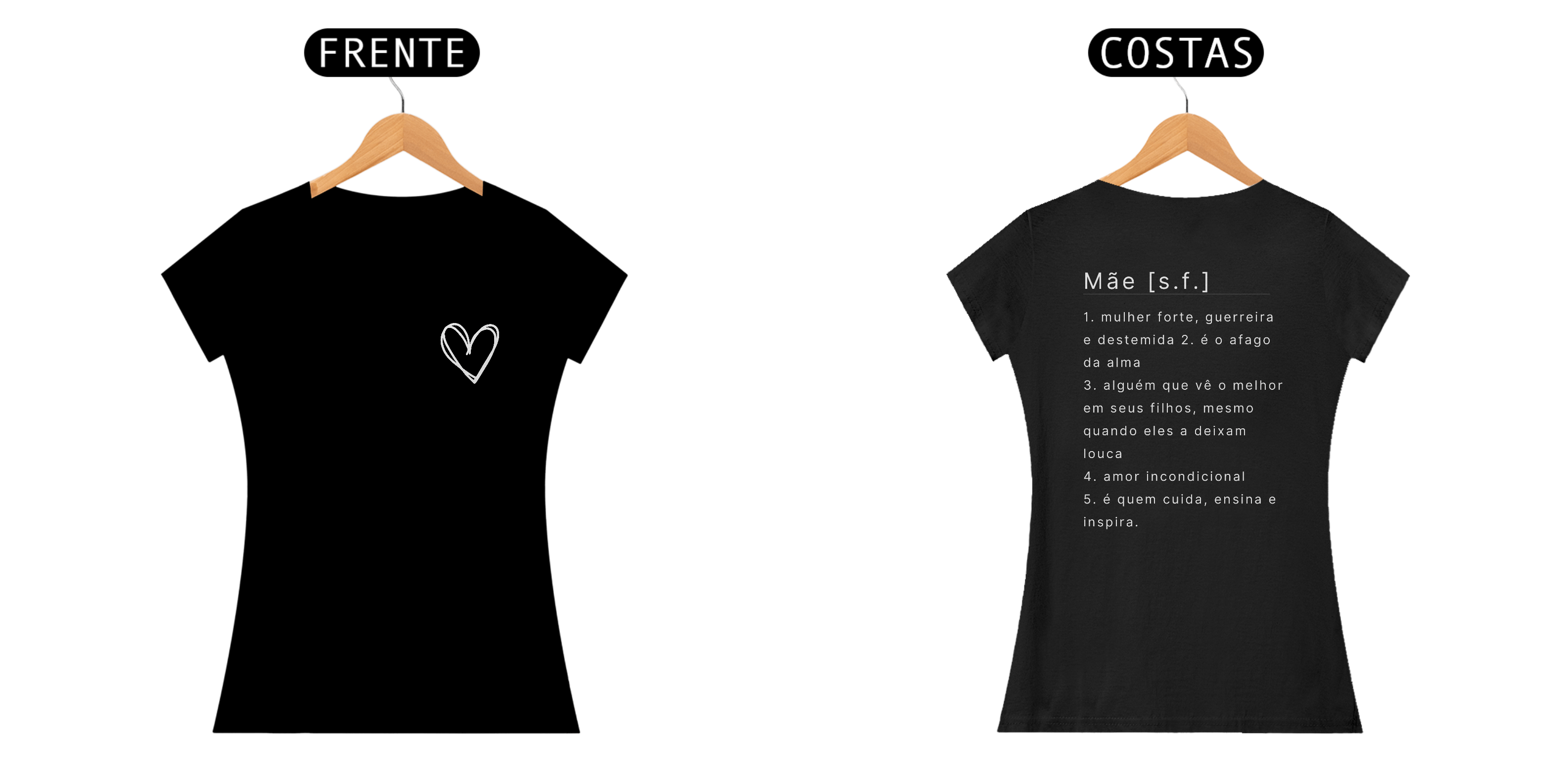 Nome do produto: Camiseta dia das mães - Mãe sf.