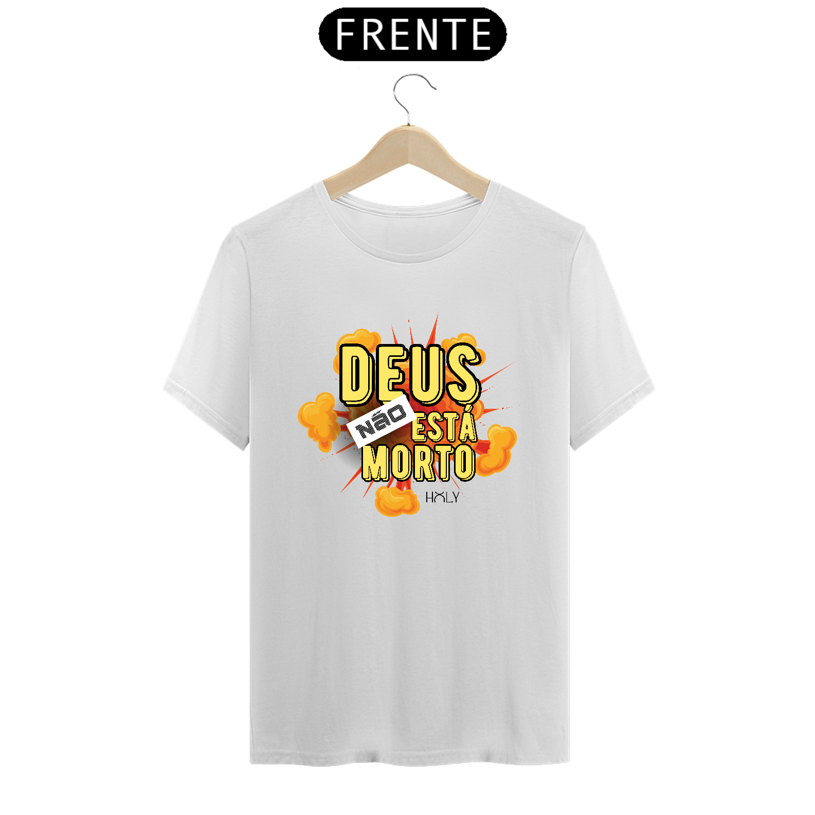 Nome do produto: Camiseta DEUS NÃO ESTÁ MORTO