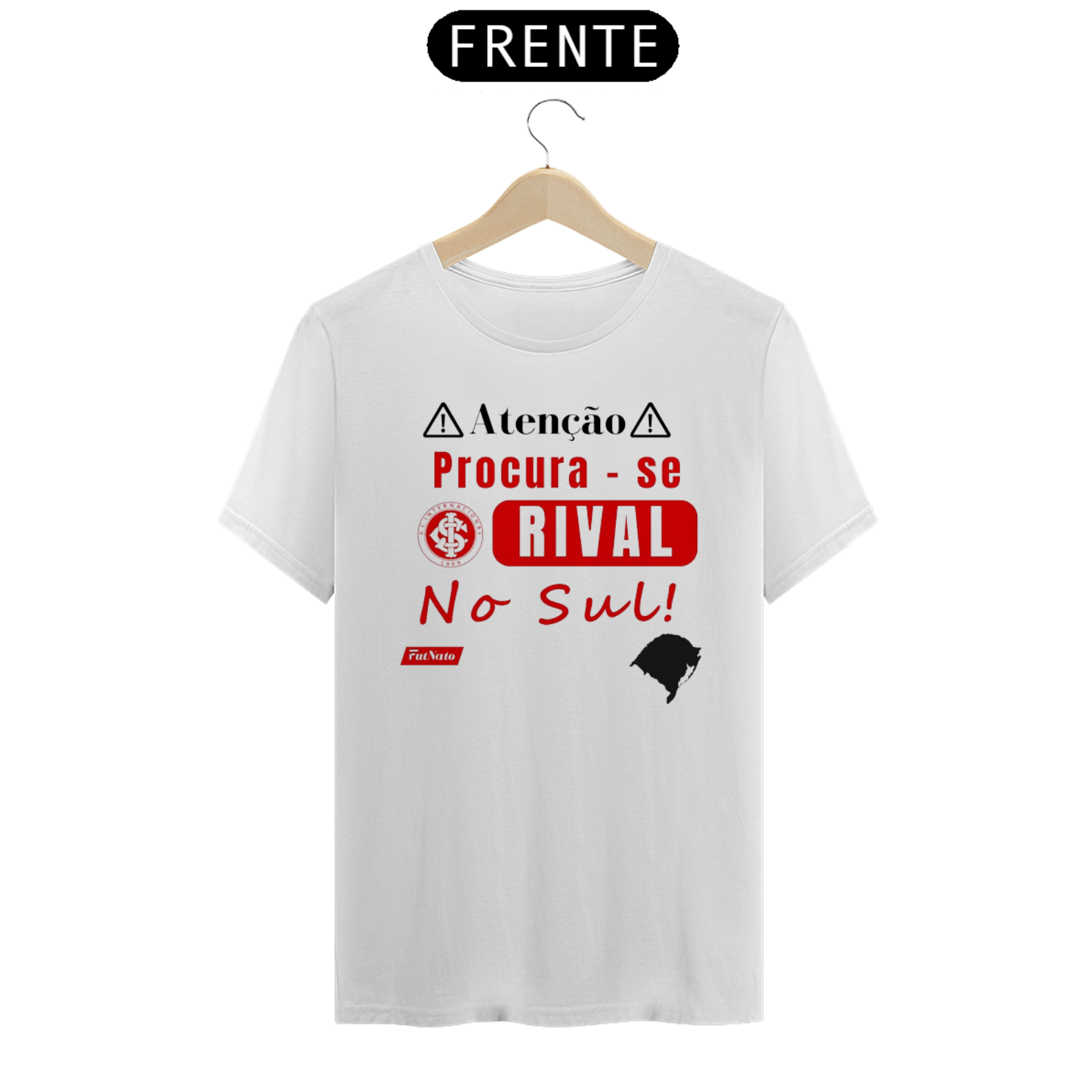 Nome do produto: Camisa Procura Se Rival No Sul - Internacional