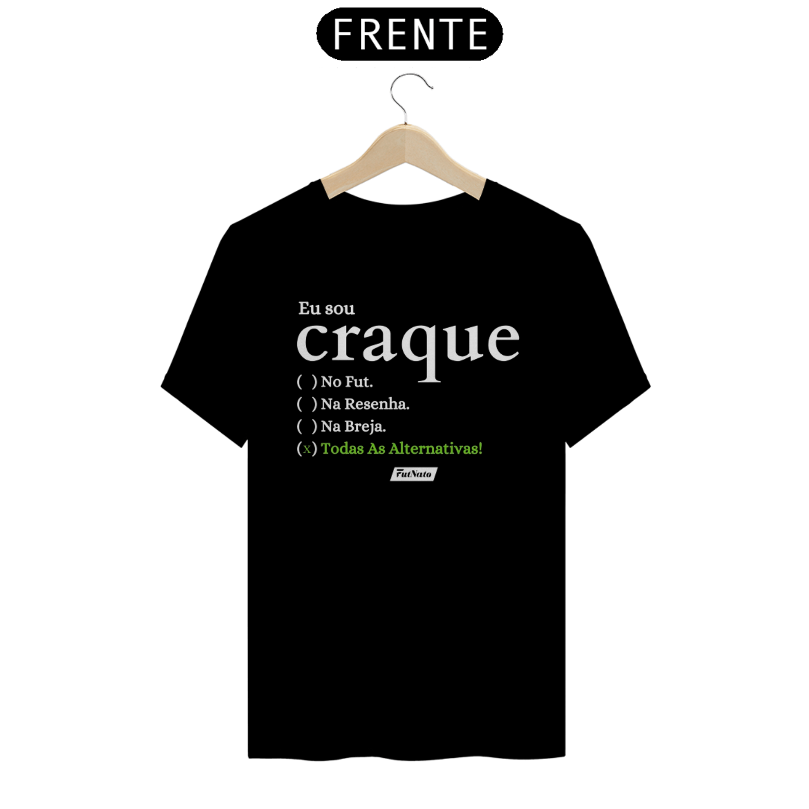Nome do produto: Camisa Eu Sou Craque - Frases