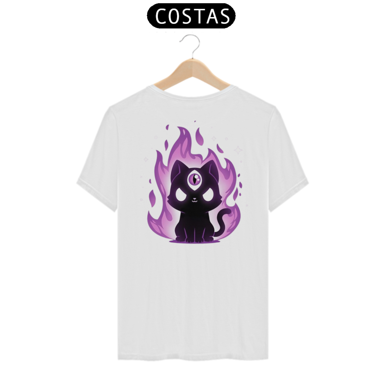 Nome do produto: camisa gato celestial