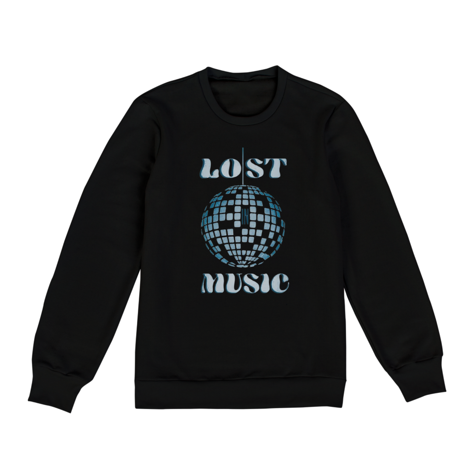 Nome do produto: moletom lost in music AZUL