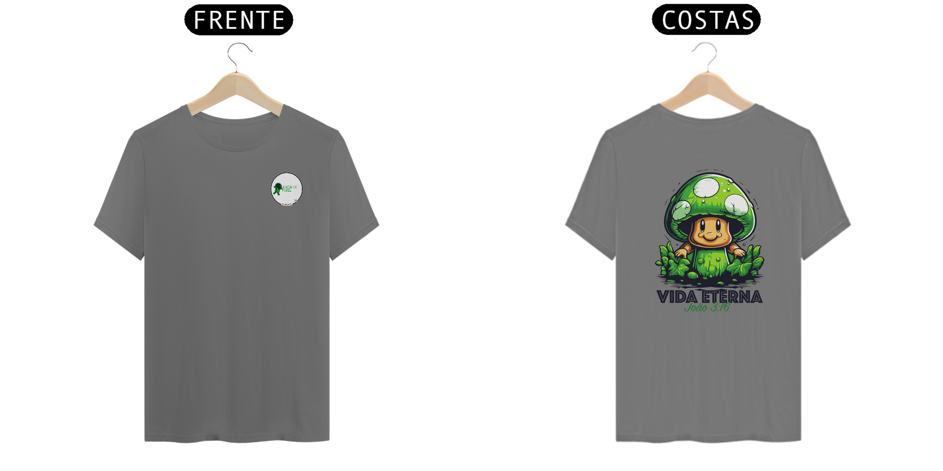 Nome do produto: CAMISETA T-SHIRT TOP - VIDA ETERNA